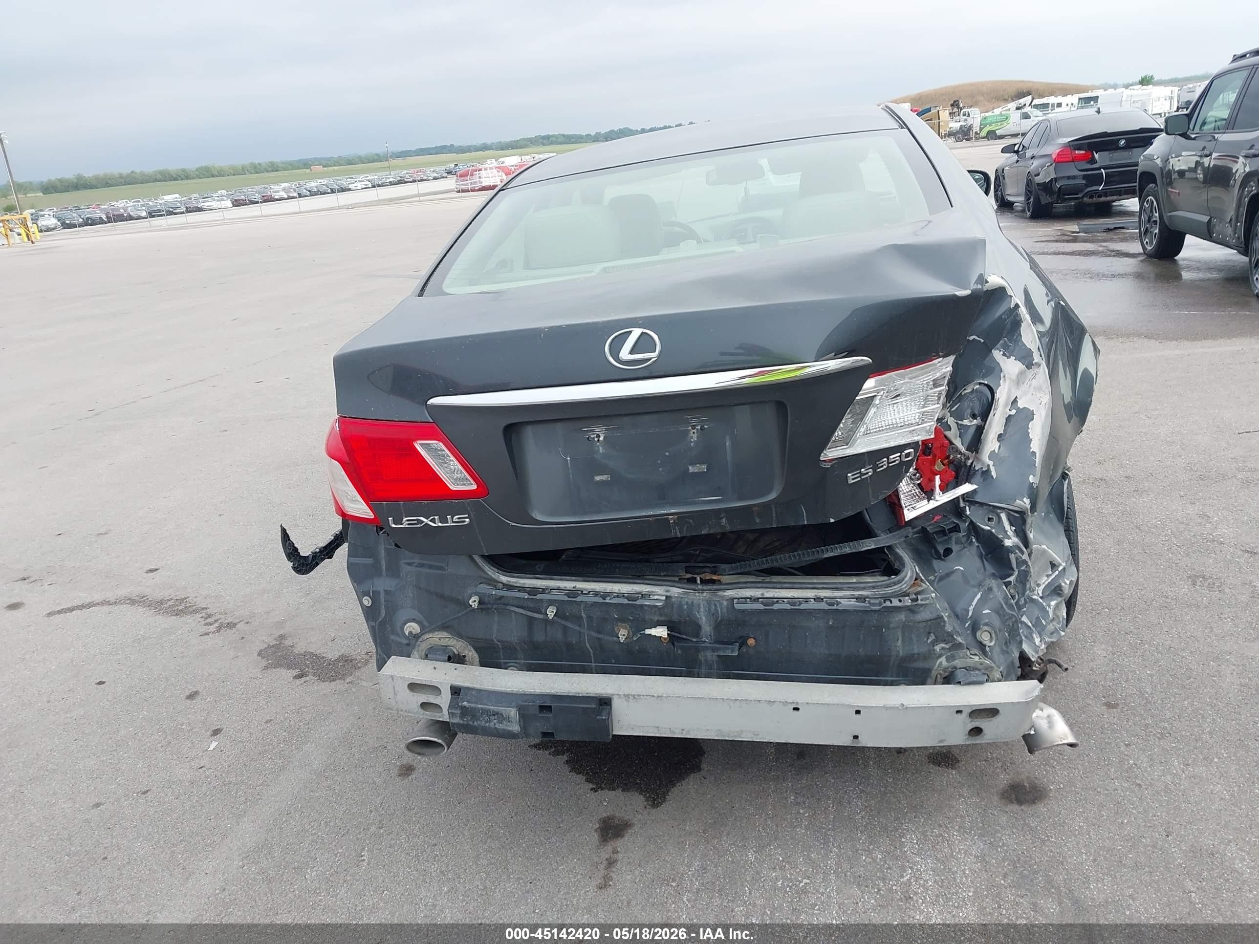 2007 Lexus Es 350   Black vin: JTHBJ46G672024690