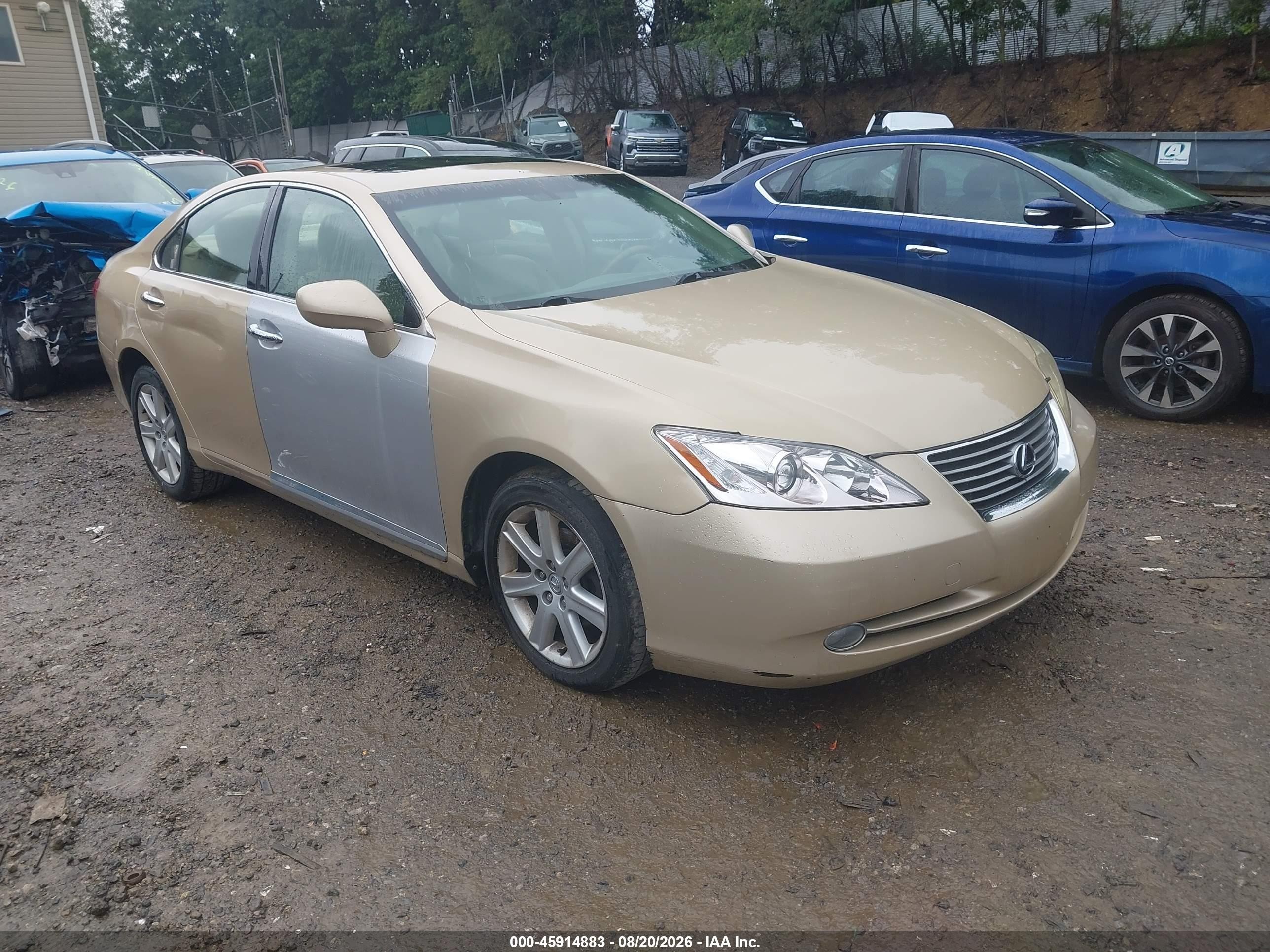 2007 Lexus Es 350   Gold vin: JTHBJ46G672029081