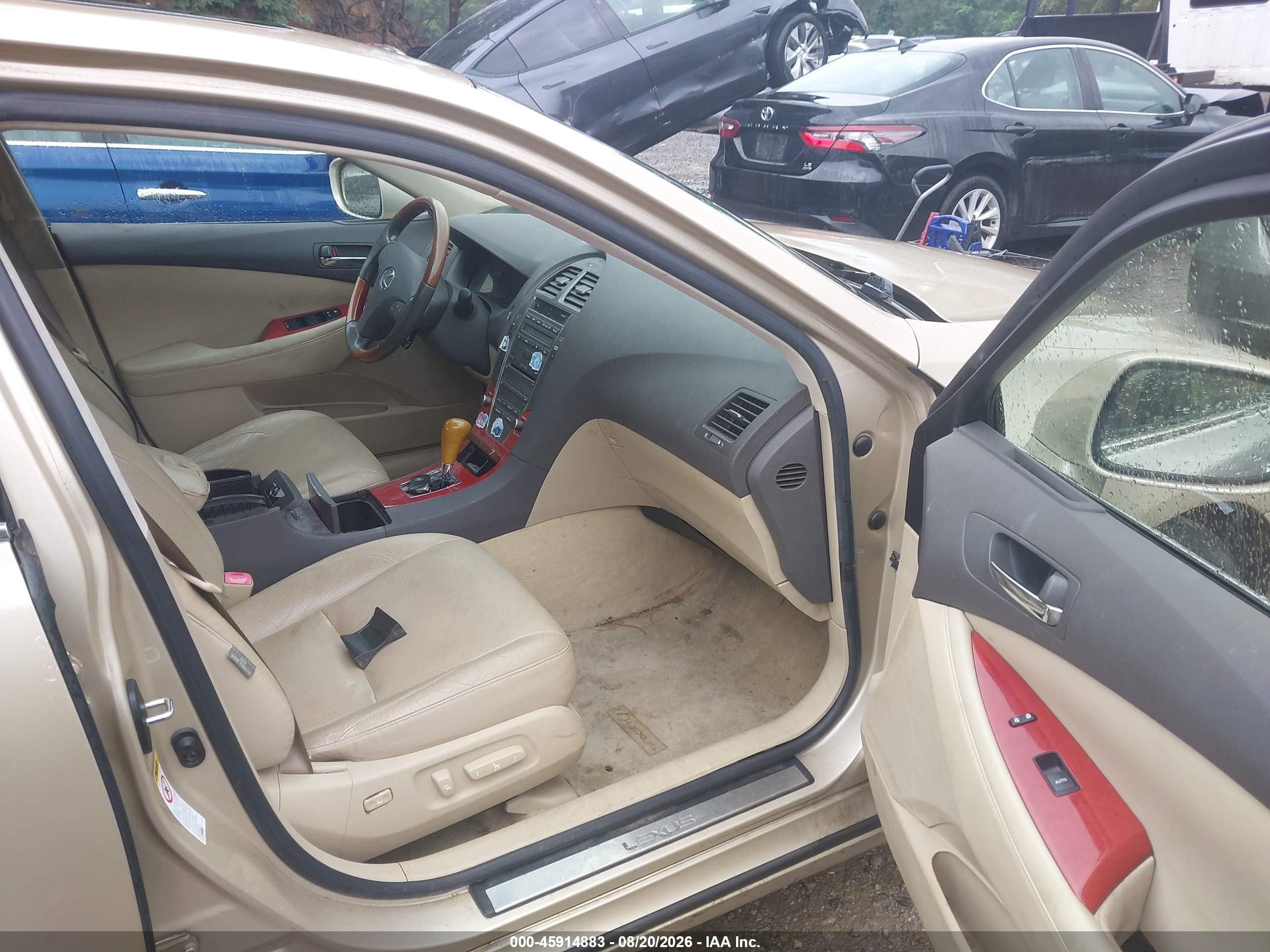 2007 Lexus Es 350   Gold vin: JTHBJ46G672029081