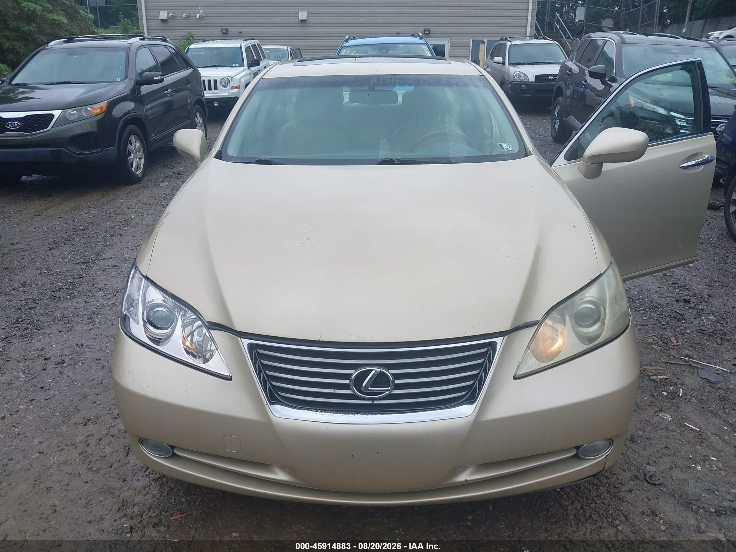 2007 Lexus Es 350   Gold vin: JTHBJ46G672029081