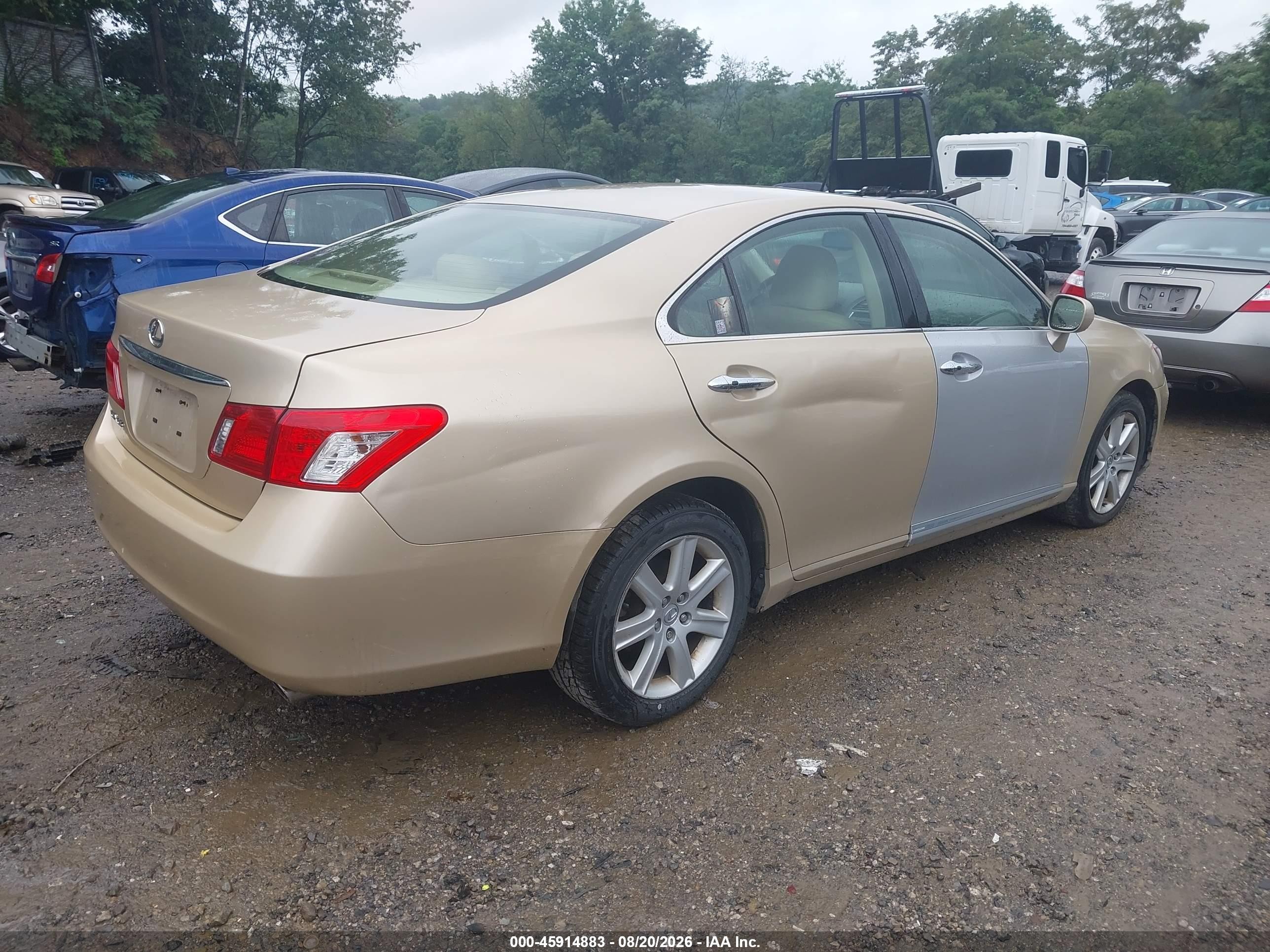 2007 Lexus Es 350   Gold vin: JTHBJ46G672029081