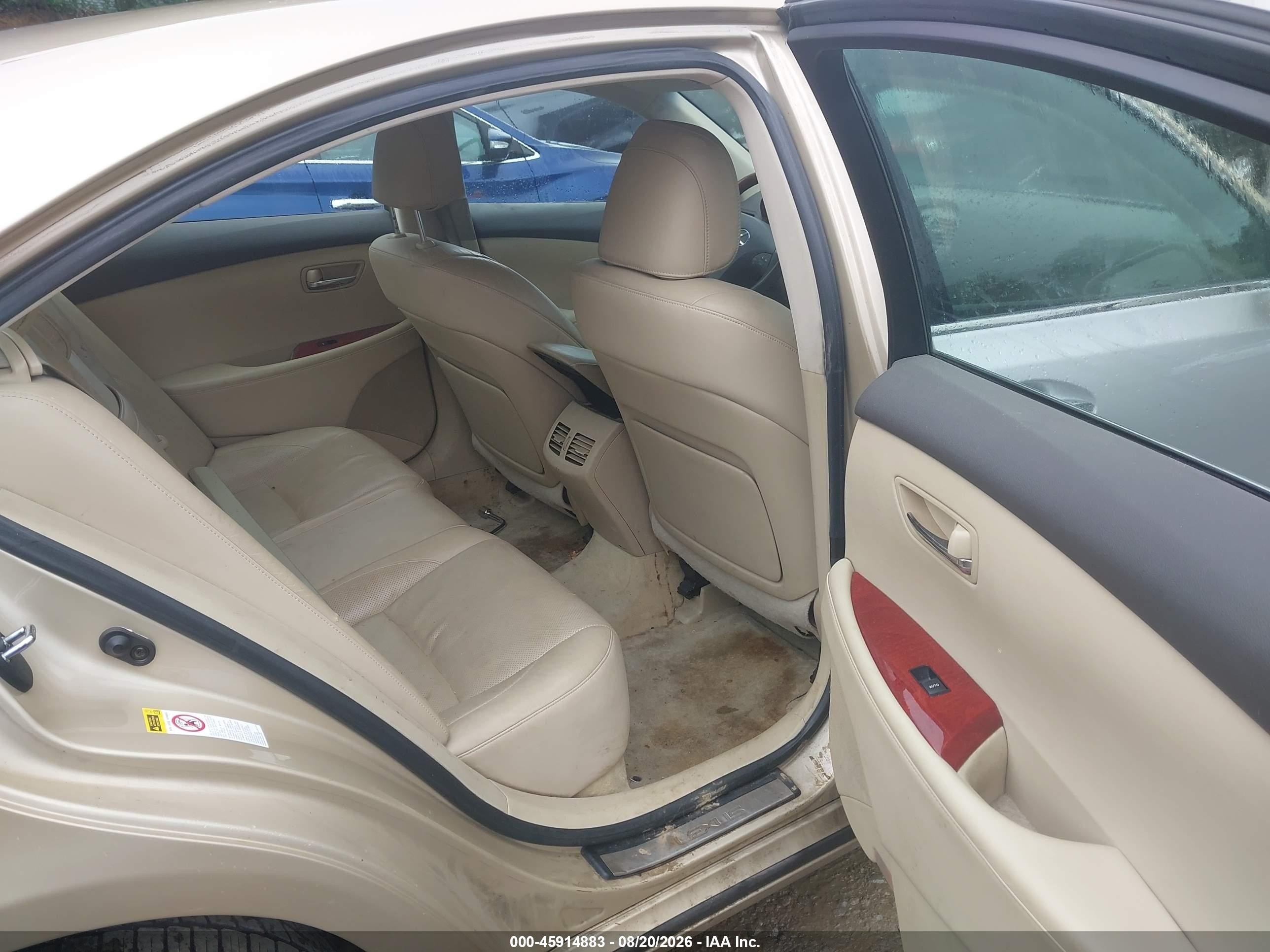 2007 Lexus Es 350   Gold vin: JTHBJ46G672029081