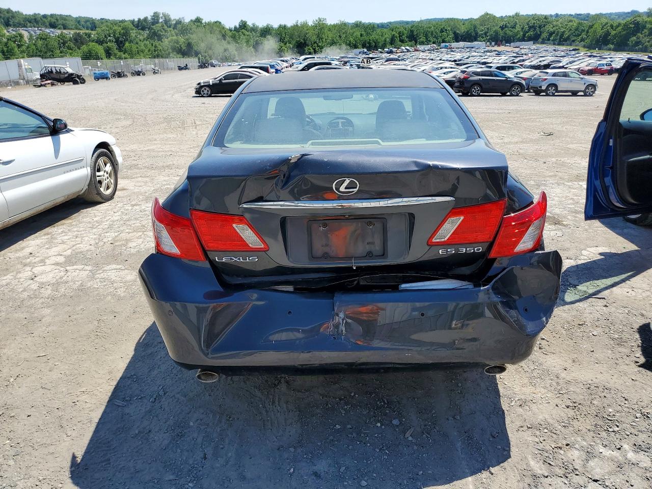 2007 Lexus Es 350 Black vin: JTHBJ46G672030246