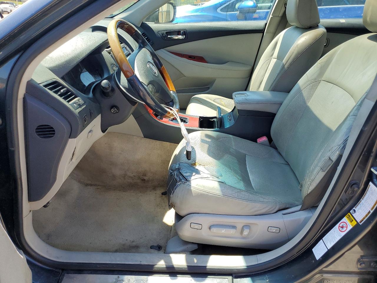 2007 Lexus Es 350 Black vin: JTHBJ46G672030246