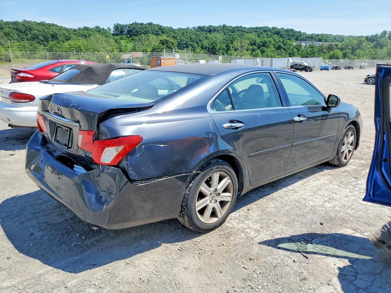 2007 Lexus Es 350 Black vin: JTHBJ46G672030246