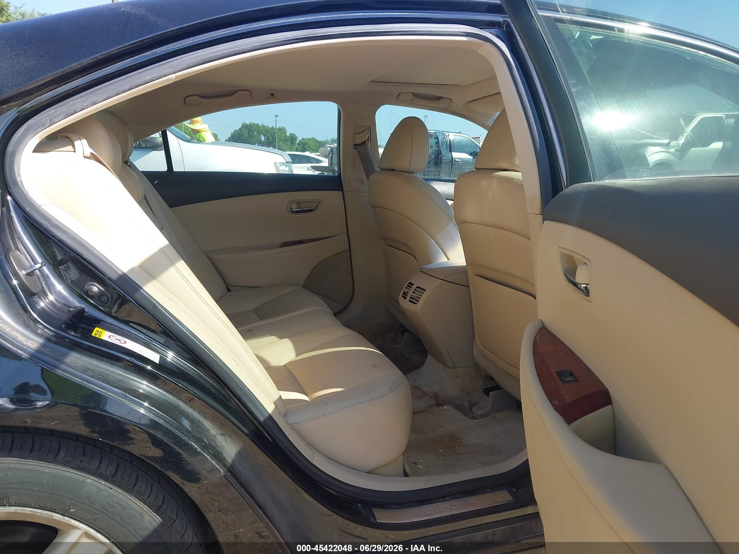 2007 Lexus Es 350   Black vin: JTHBJ46G672032594