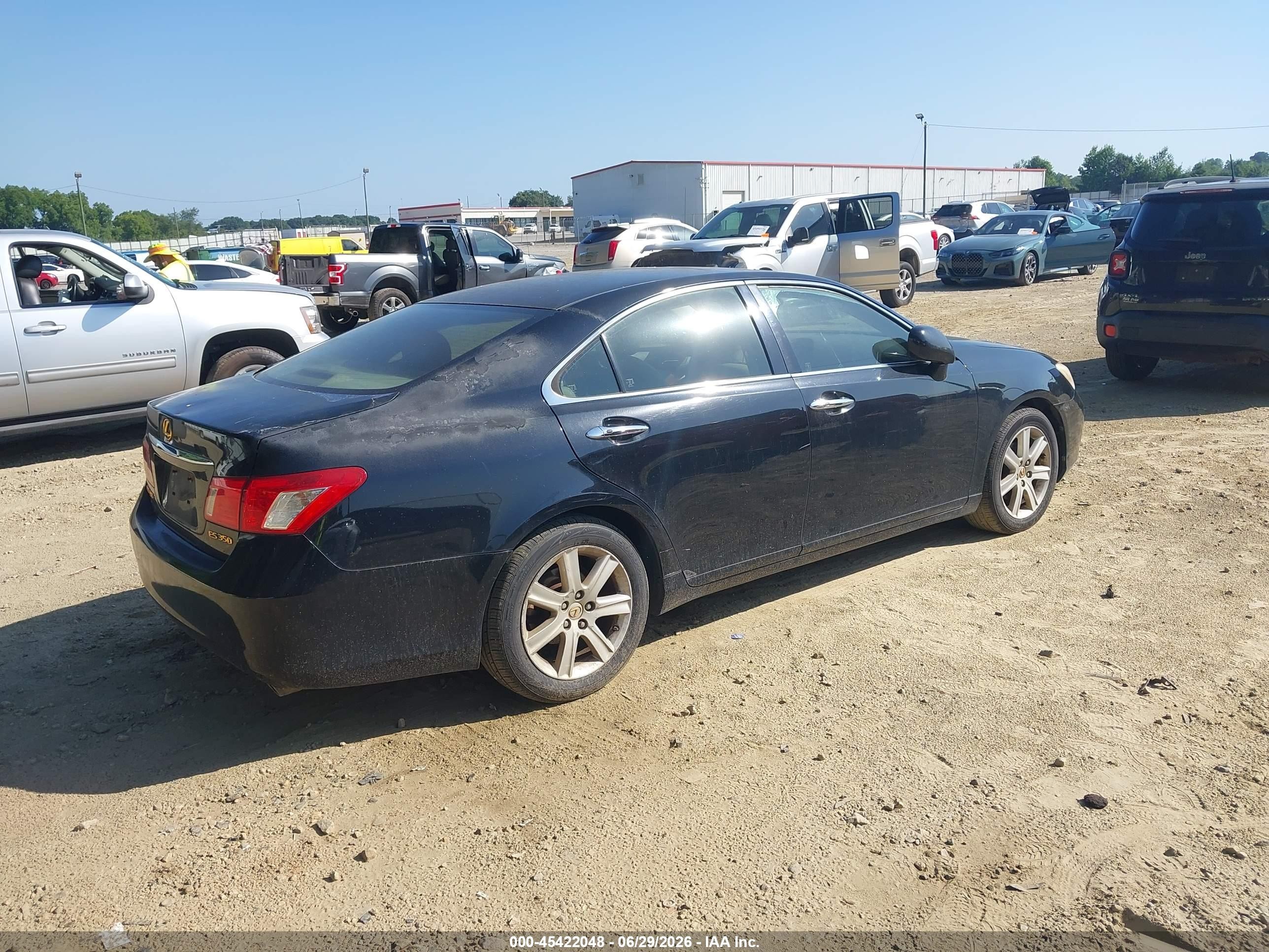 2007 Lexus Es 350   Black vin: JTHBJ46G672032594