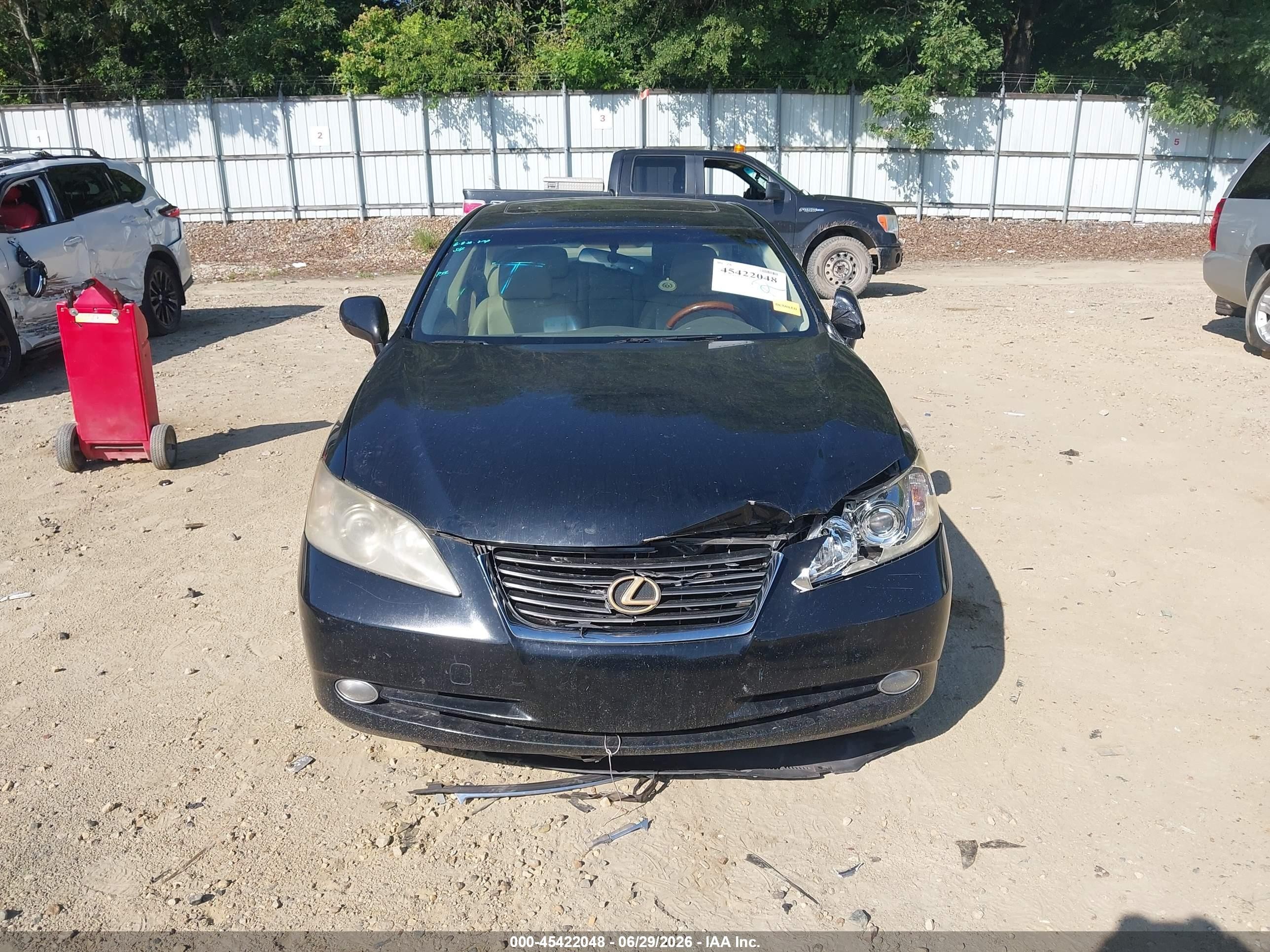 2007 Lexus Es 350   Black vin: JTHBJ46G672032594