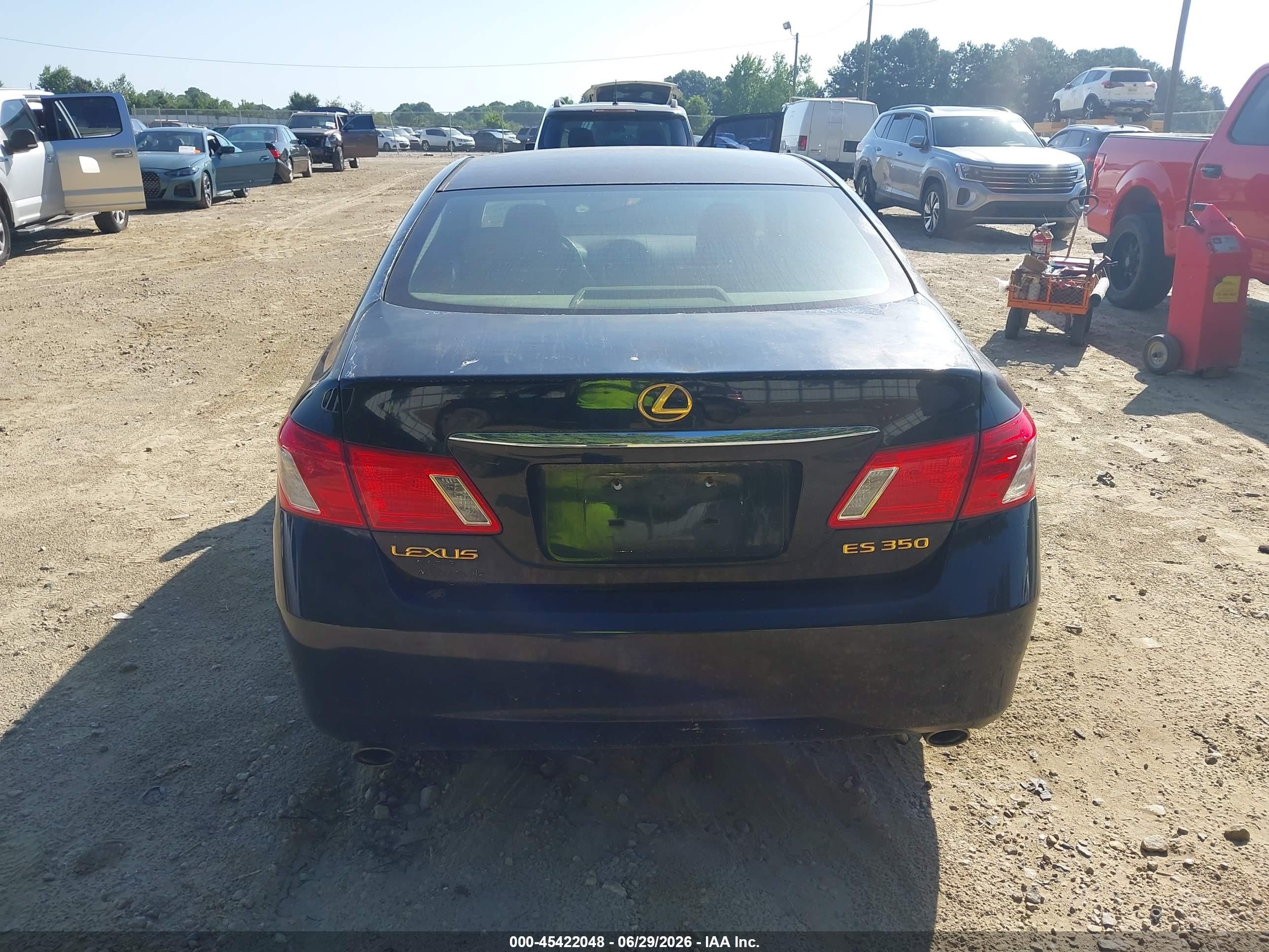 2007 Lexus Es 350   Black vin: JTHBJ46G672032594