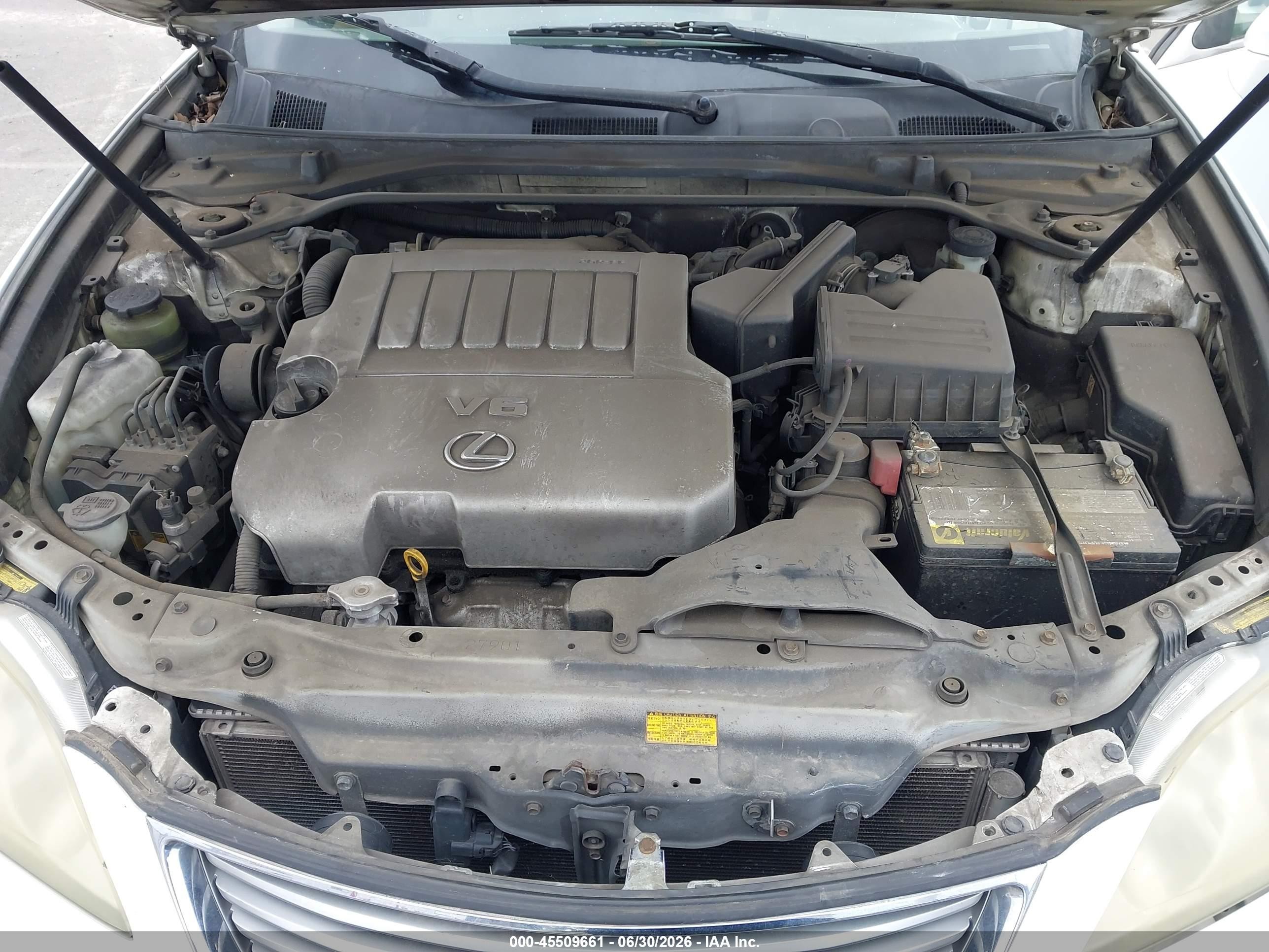 2007 Lexus Es 350   Белый vin: JTHBJ46G672046060