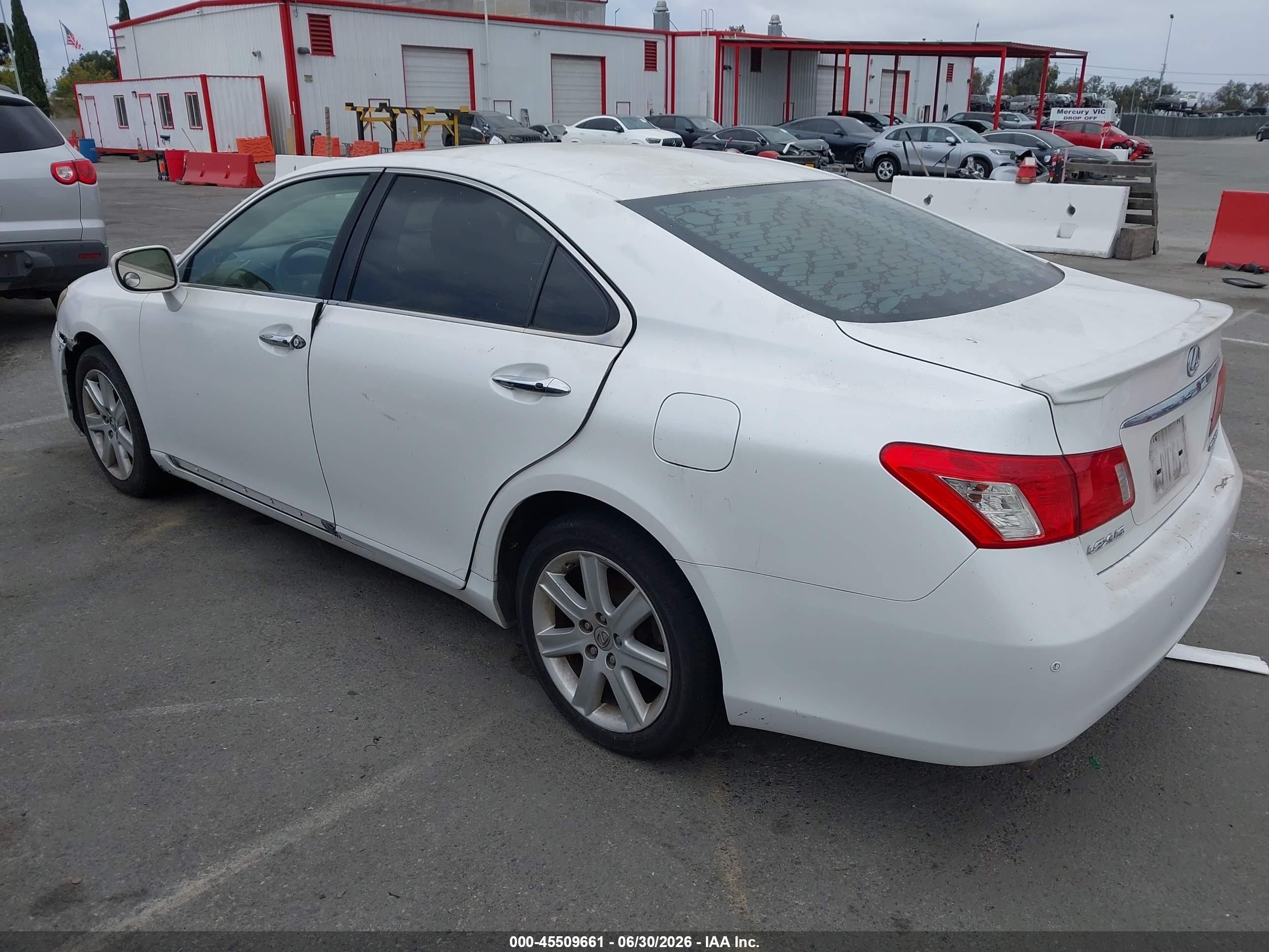 2007 Lexus Es 350   Белый vin: JTHBJ46G672046060