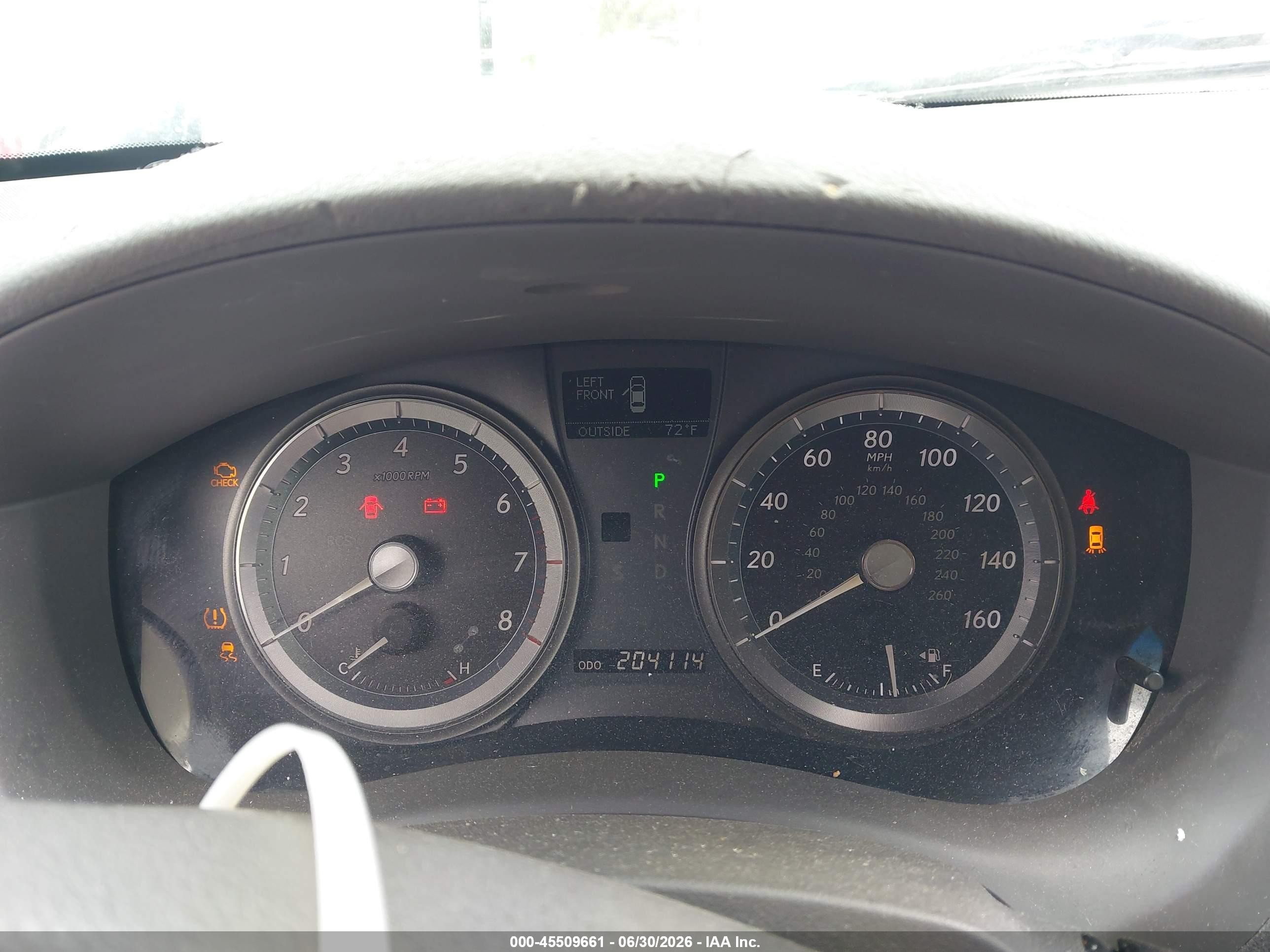 2007 Lexus Es 350   Белый vin: JTHBJ46G672046060