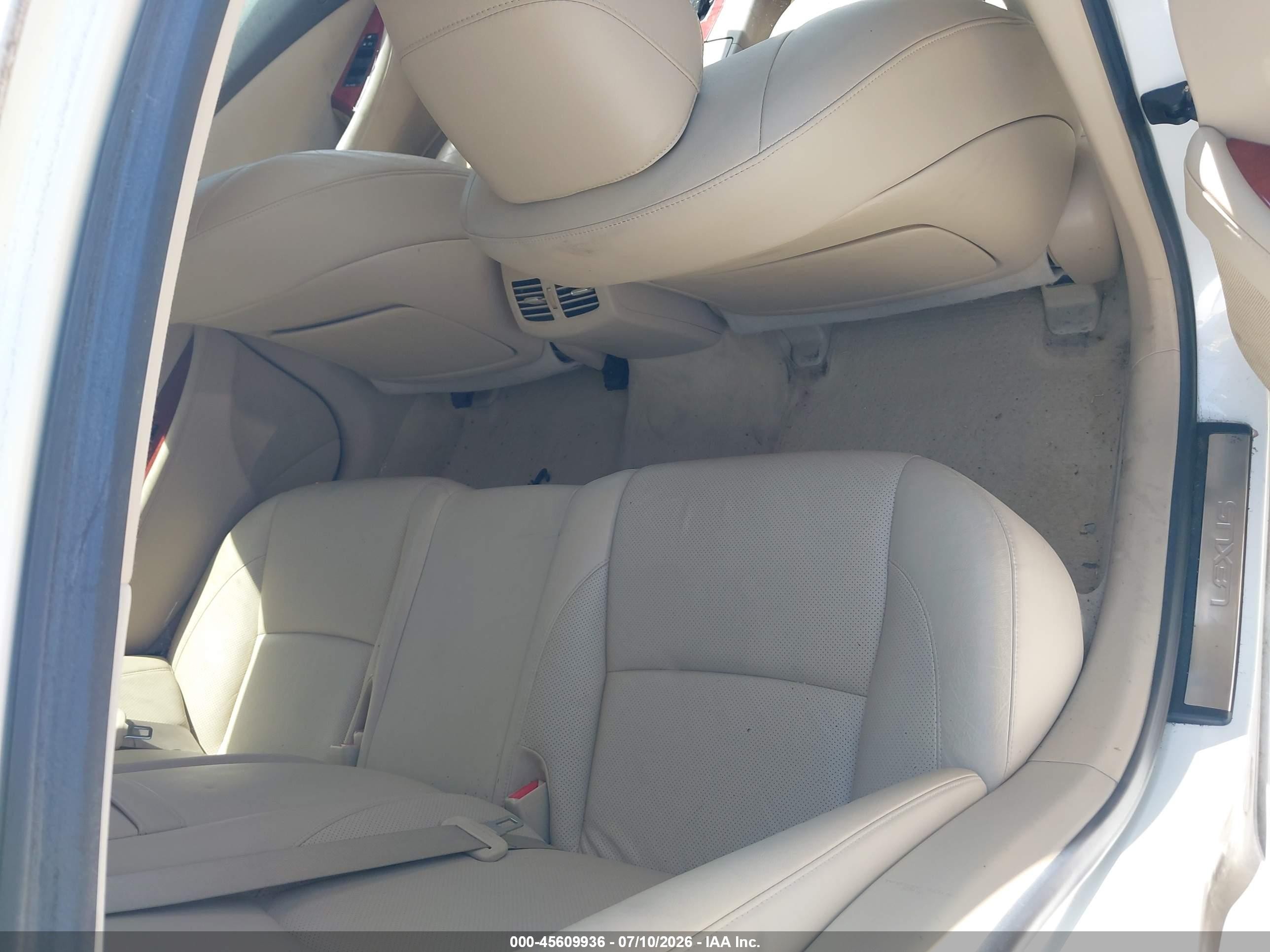 2007 Lexus Es 350   Белый vin: JTHBJ46G672046186