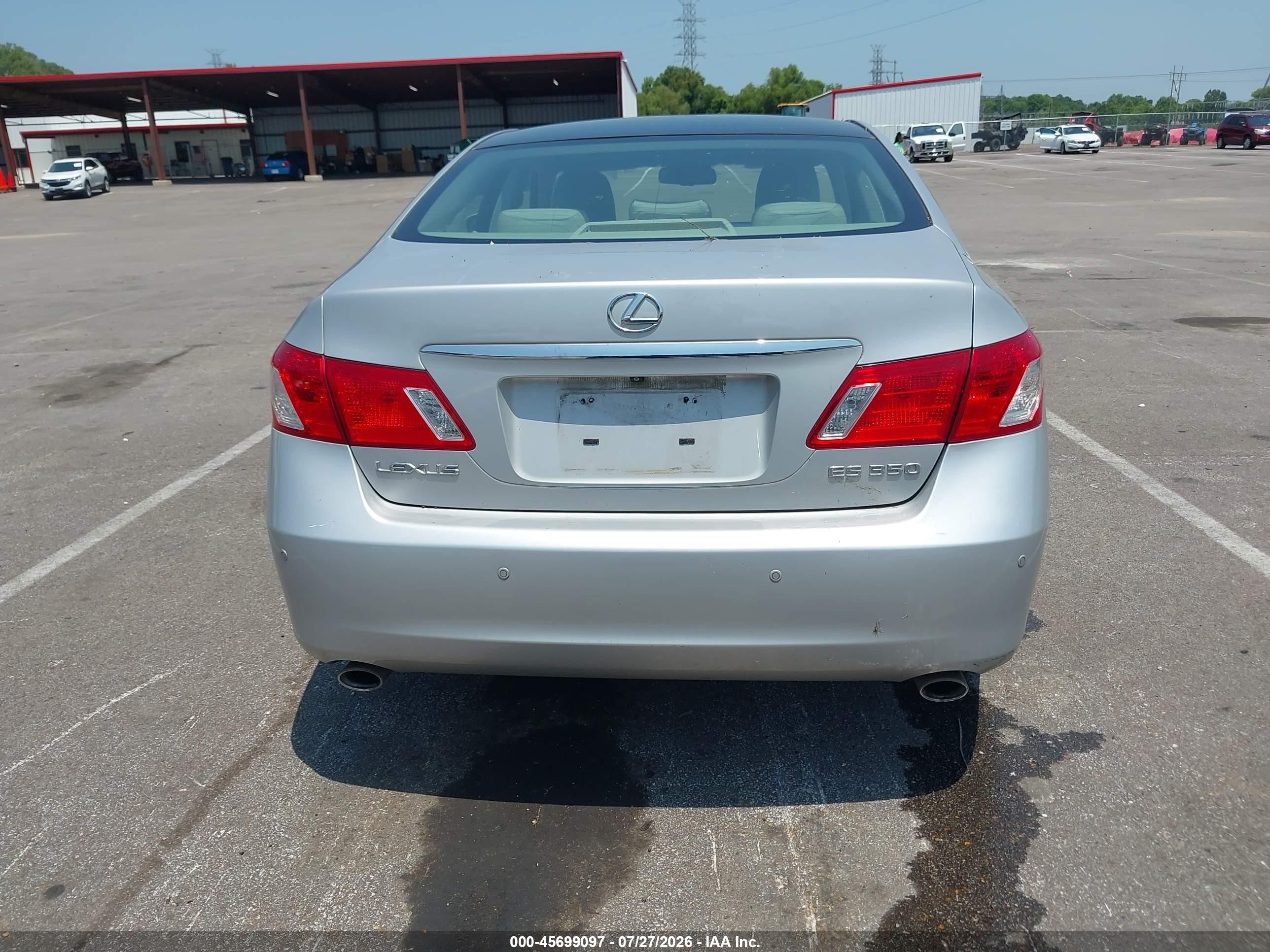 2007 Lexus Es 350   Серебряный vin: JTHBJ46G672047452