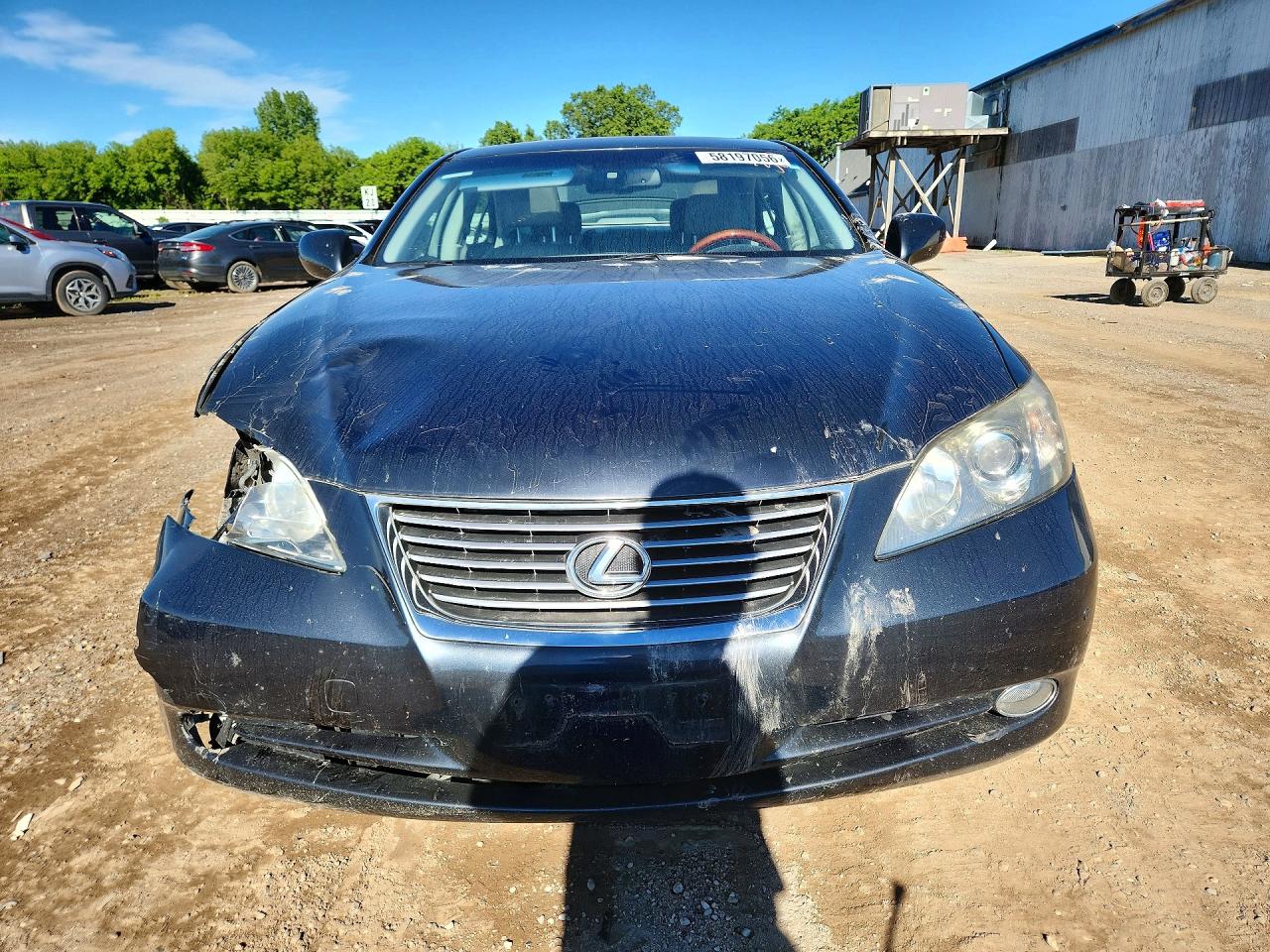 2007 Lexus Es 350 Gray vin: JTHBJ46G672051663