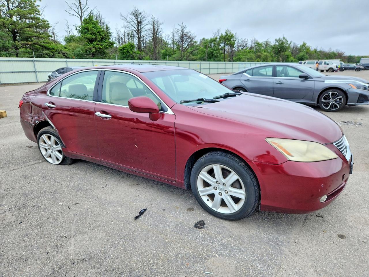 2007 Lexus Es 350 Burgundy vin: JTHBJ46G672053669