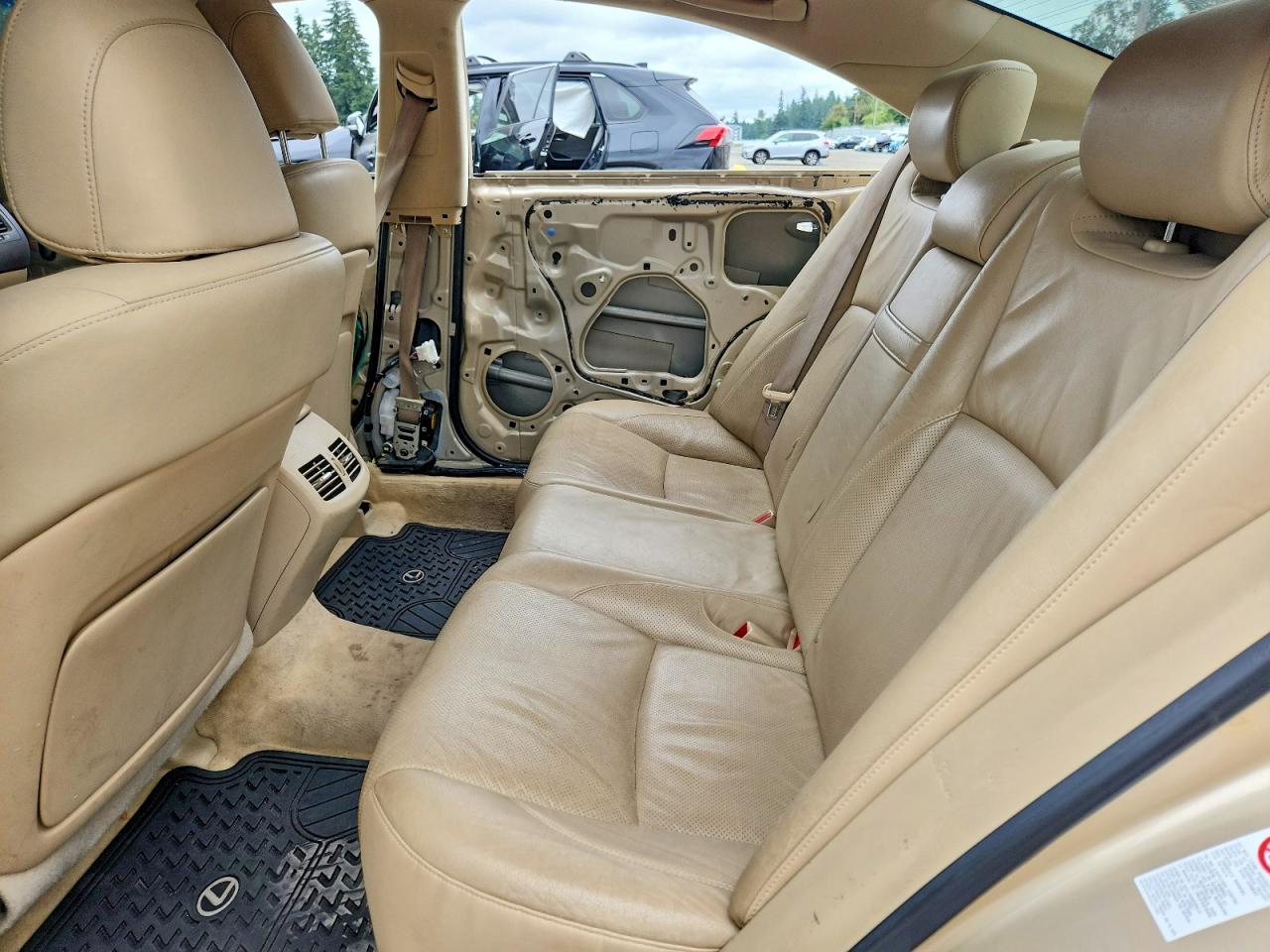 2007 Lexus Es 350 Tan vin: JTHBJ46G672057186