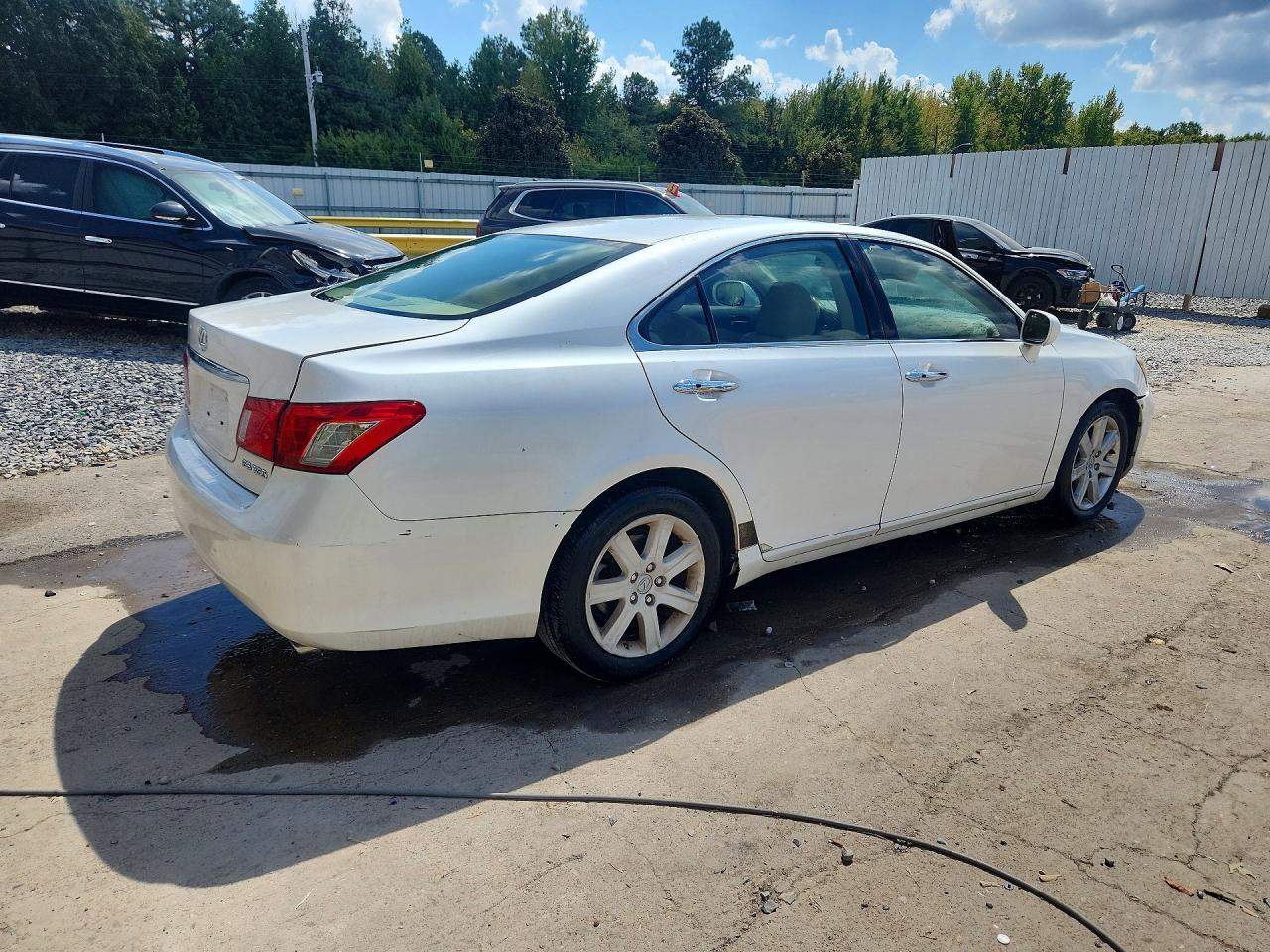 2007 Lexus Es 350 White vin: JTHBJ46G672063134