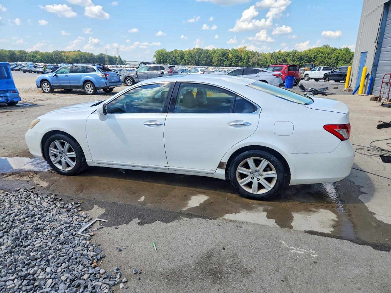 2007 Lexus Es 350 White vin: JTHBJ46G672063134
