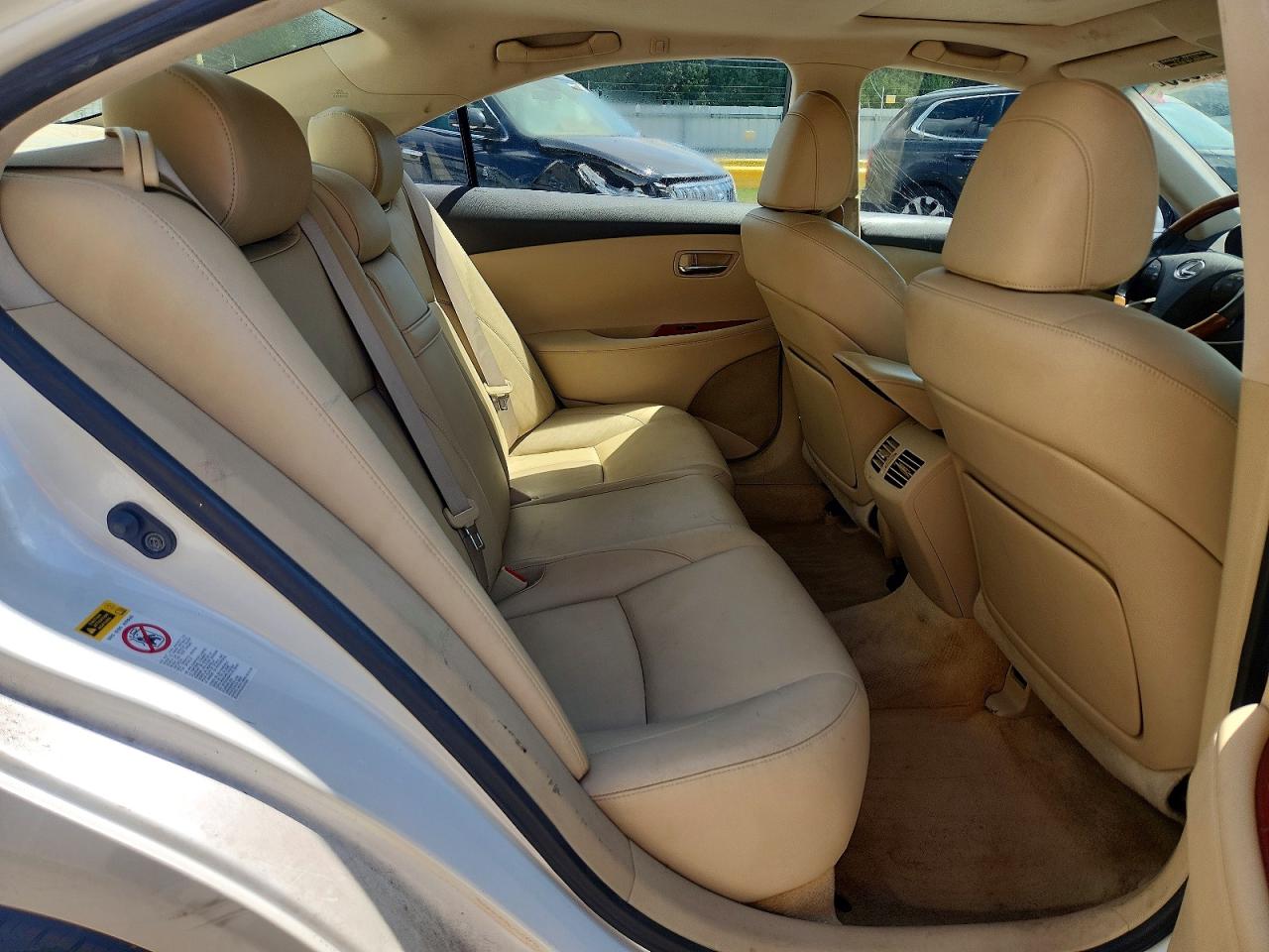 2007 Lexus Es 350 White vin: JTHBJ46G672063134