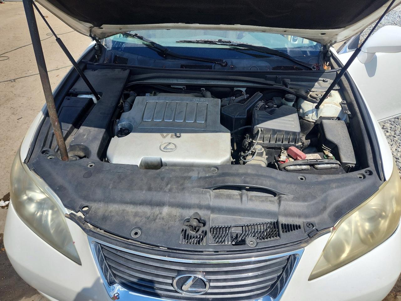 2007 Lexus Es 350 White vin: JTHBJ46G672063134