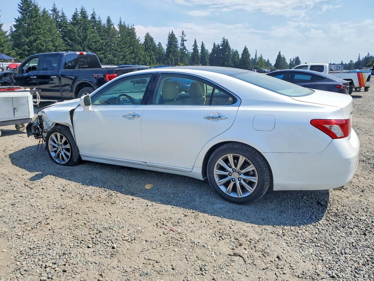 2007 Lexus Es 350 Белый vin: JTHBJ46G672067345