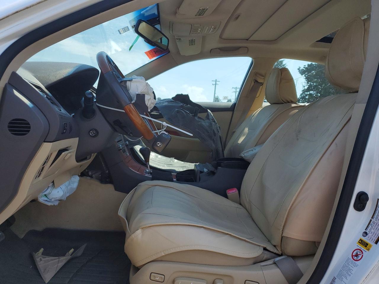 2007 Lexus Es 350 Белый vin: JTHBJ46G672067345