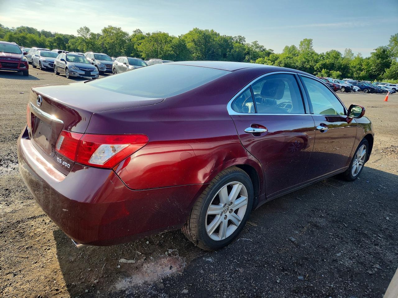 2007 Lexus Es 350 Burgundy vin: JTHBJ46G672075977
