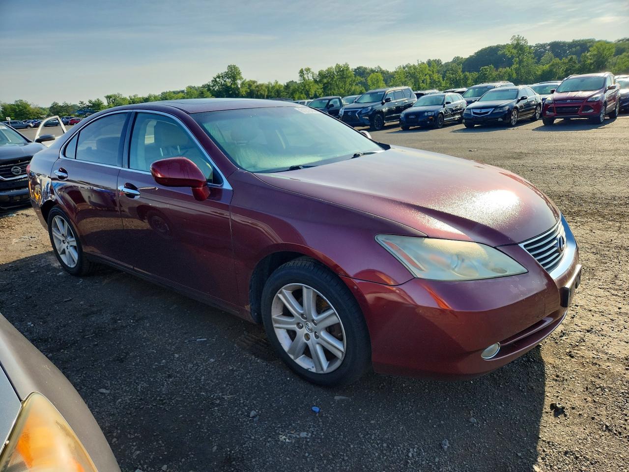 2007 Lexus Es 350 Burgundy vin: JTHBJ46G672075977