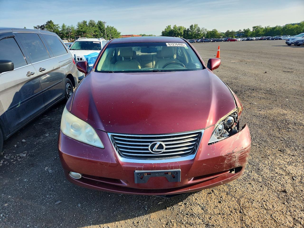 2007 Lexus Es 350 Burgundy vin: JTHBJ46G672075977