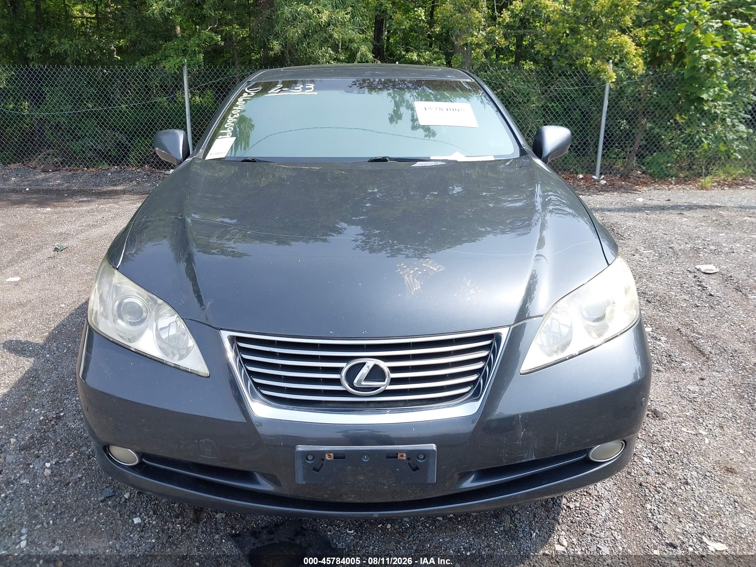 2007 Lexus Es 350   Gray vin: JTHBJ46G672088051