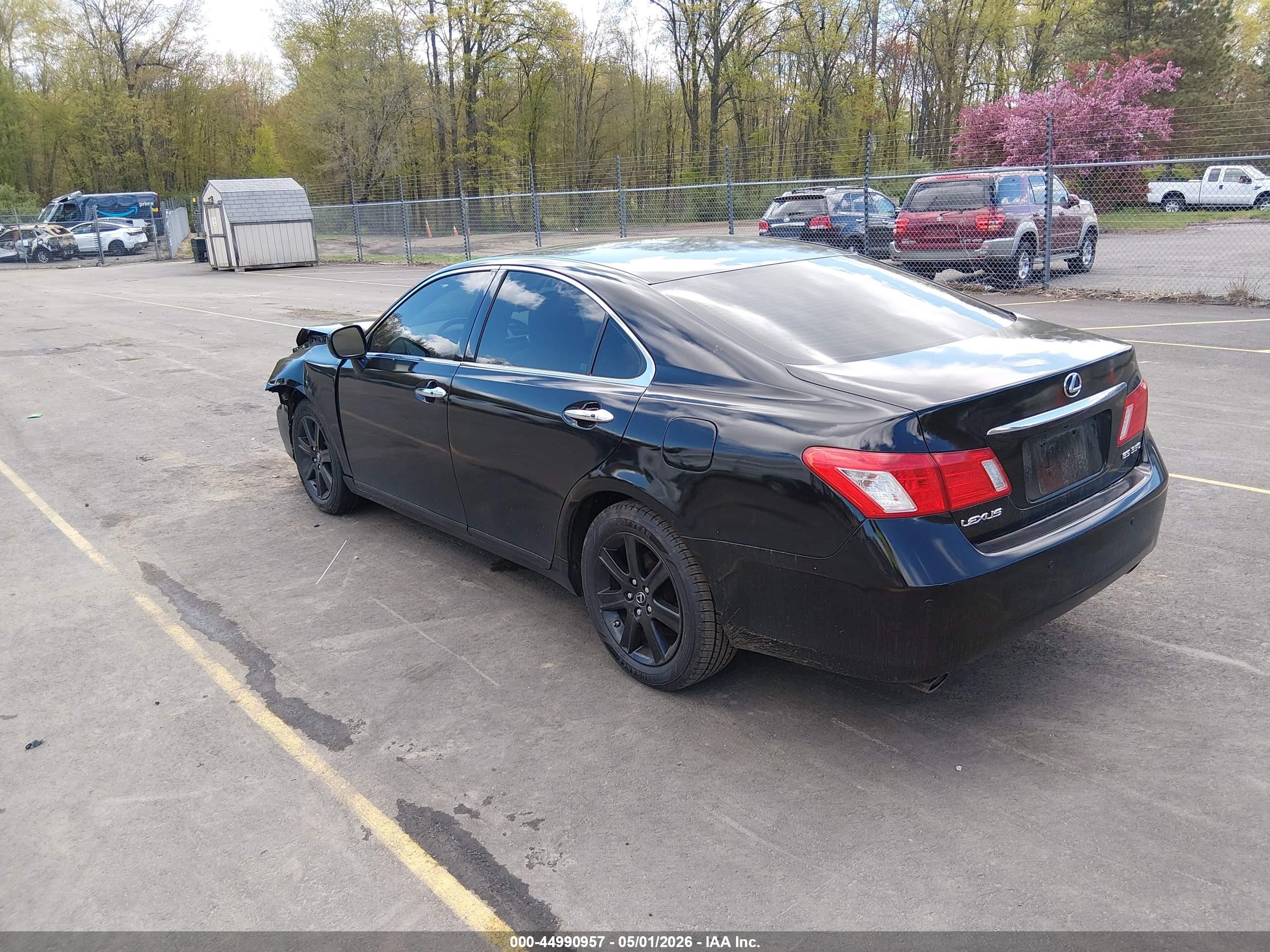 2007 Lexus Es 350   Black vin: JTHBJ46G672092374
