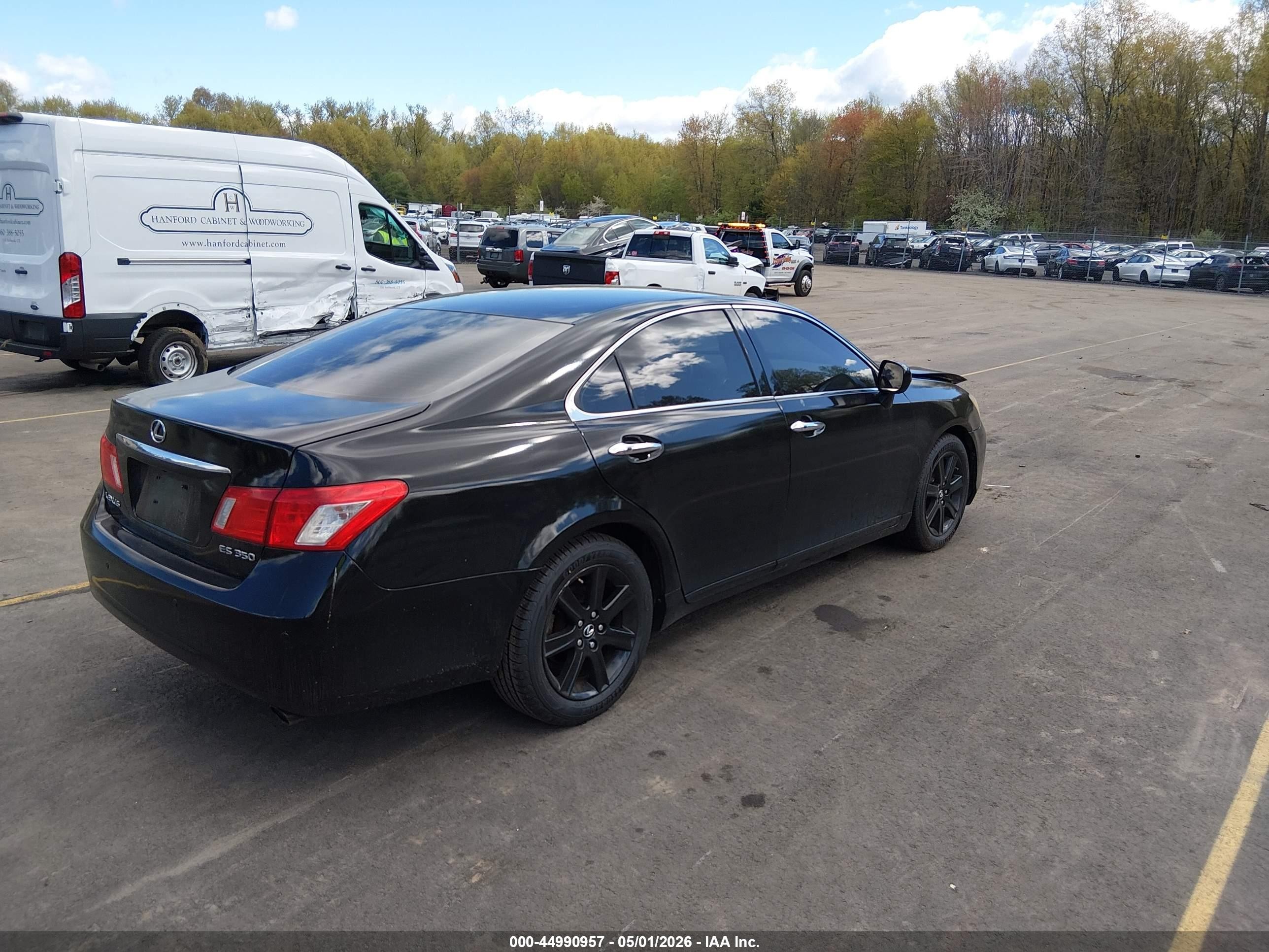 2007 Lexus Es 350   Black vin: JTHBJ46G672092374