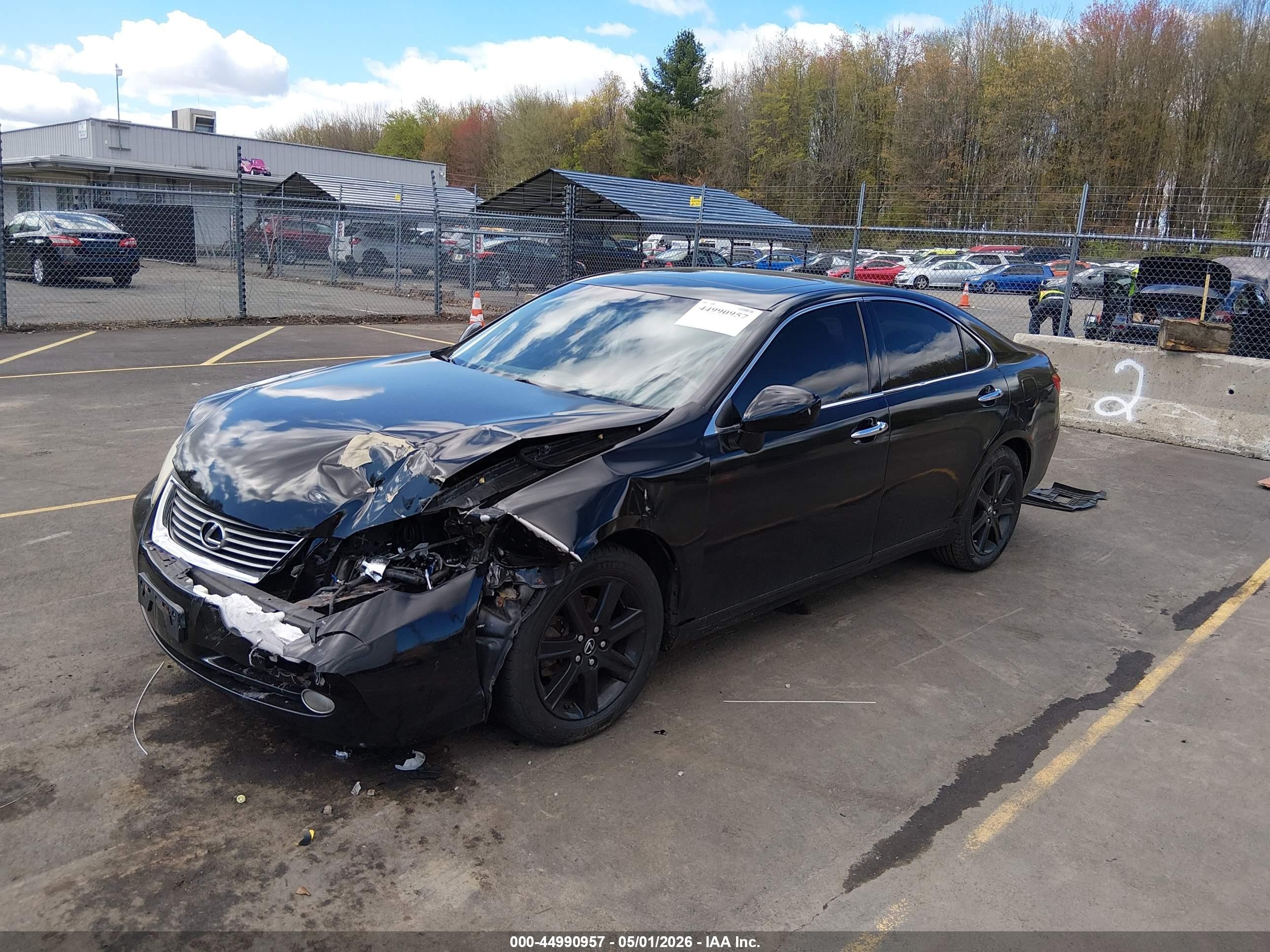 2007 Lexus Es 350   Black vin: JTHBJ46G672092374