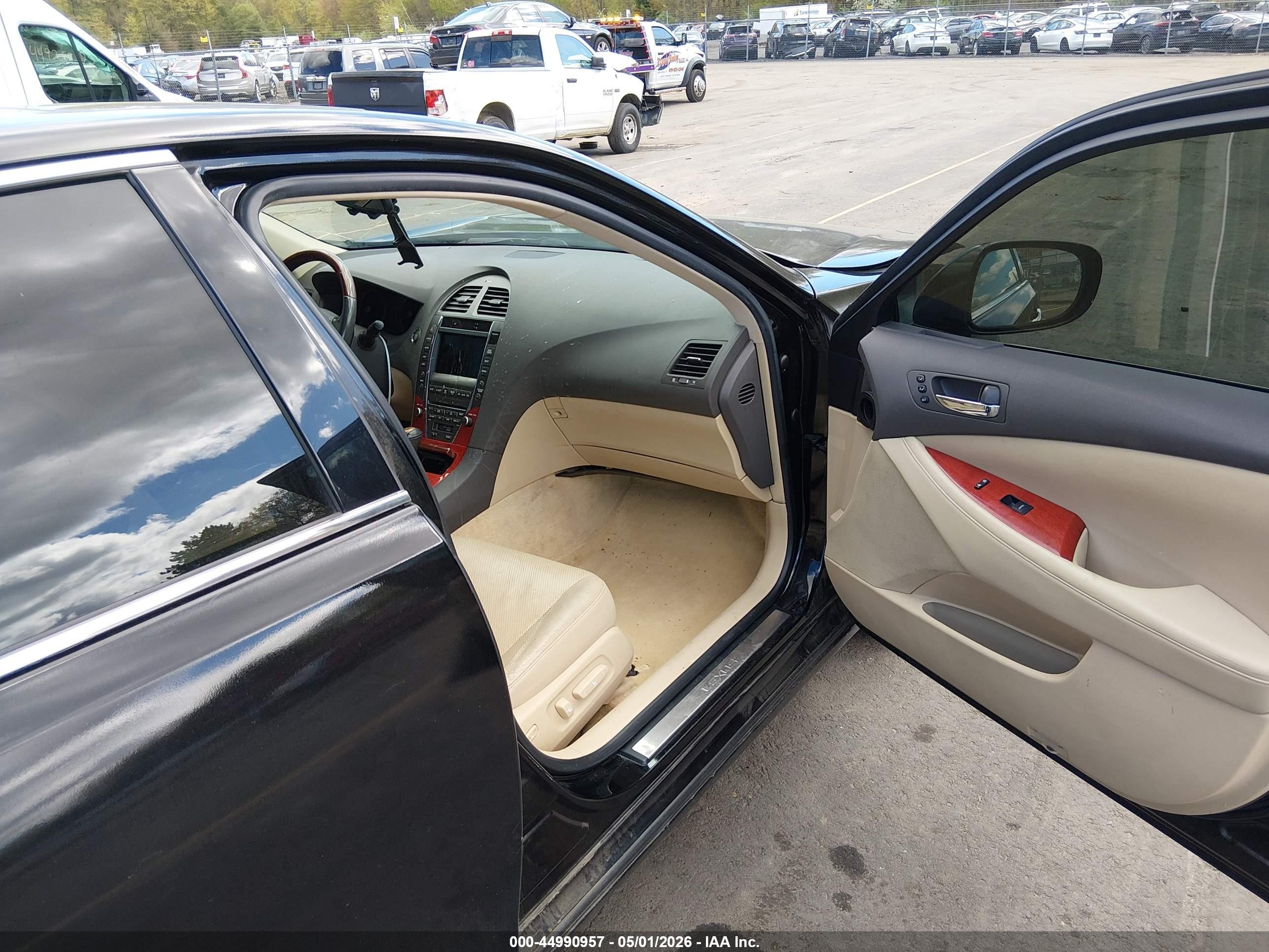 2007 Lexus Es 350   Black vin: JTHBJ46G672092374