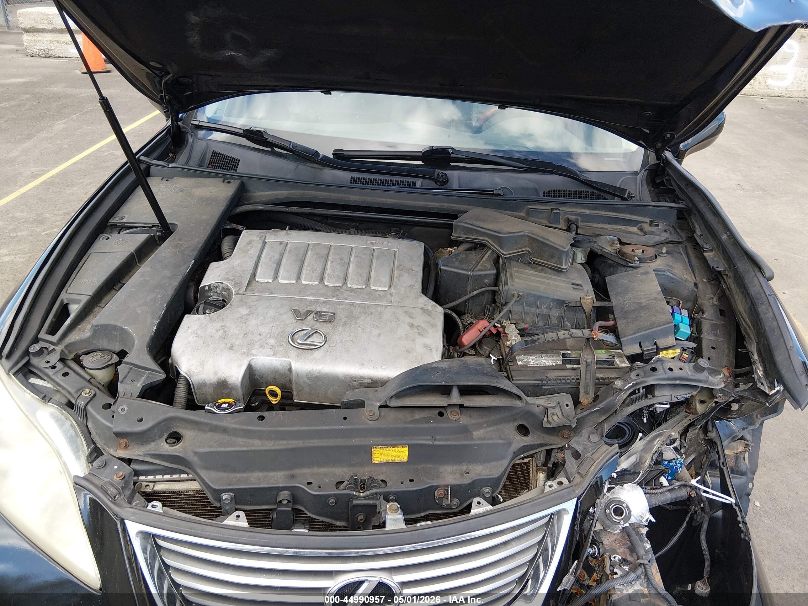 2007 Lexus Es 350   Black vin: JTHBJ46G672092374