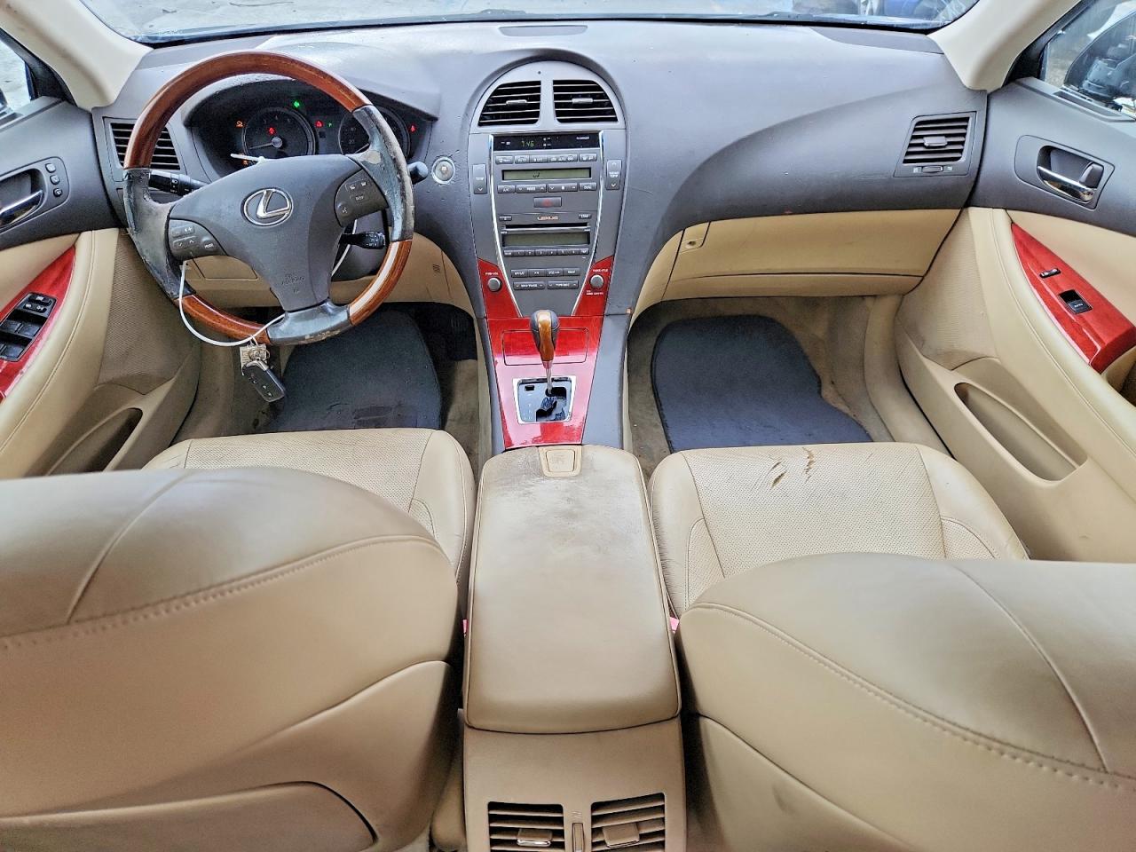 2007 Lexus Es 350 Black vin: JTHBJ46G672104314