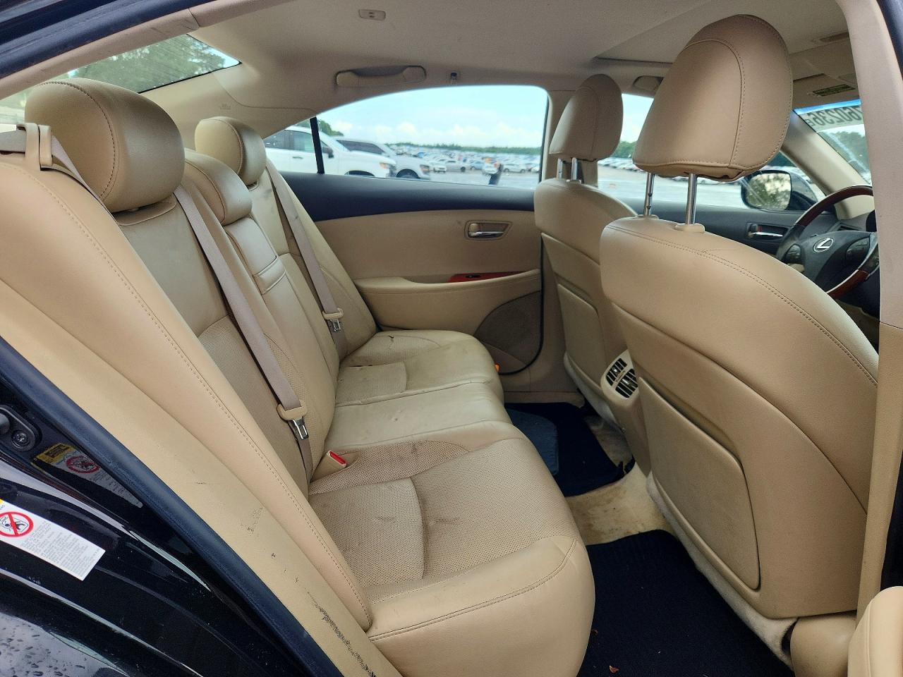 2007 Lexus Es 350 Black vin: JTHBJ46G672104314