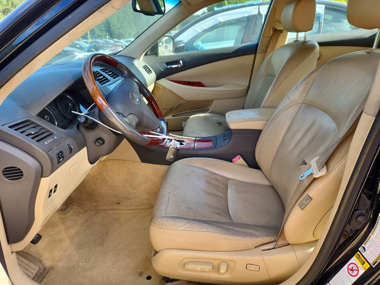 2007 Lexus Es 350 Black vin: JTHBJ46G672105690