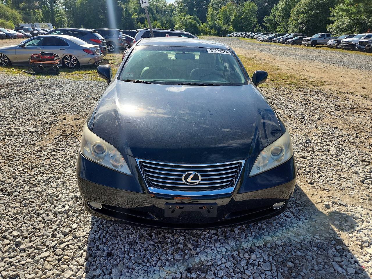 2007 Lexus Es 350 Black vin: JTHBJ46G672105690
