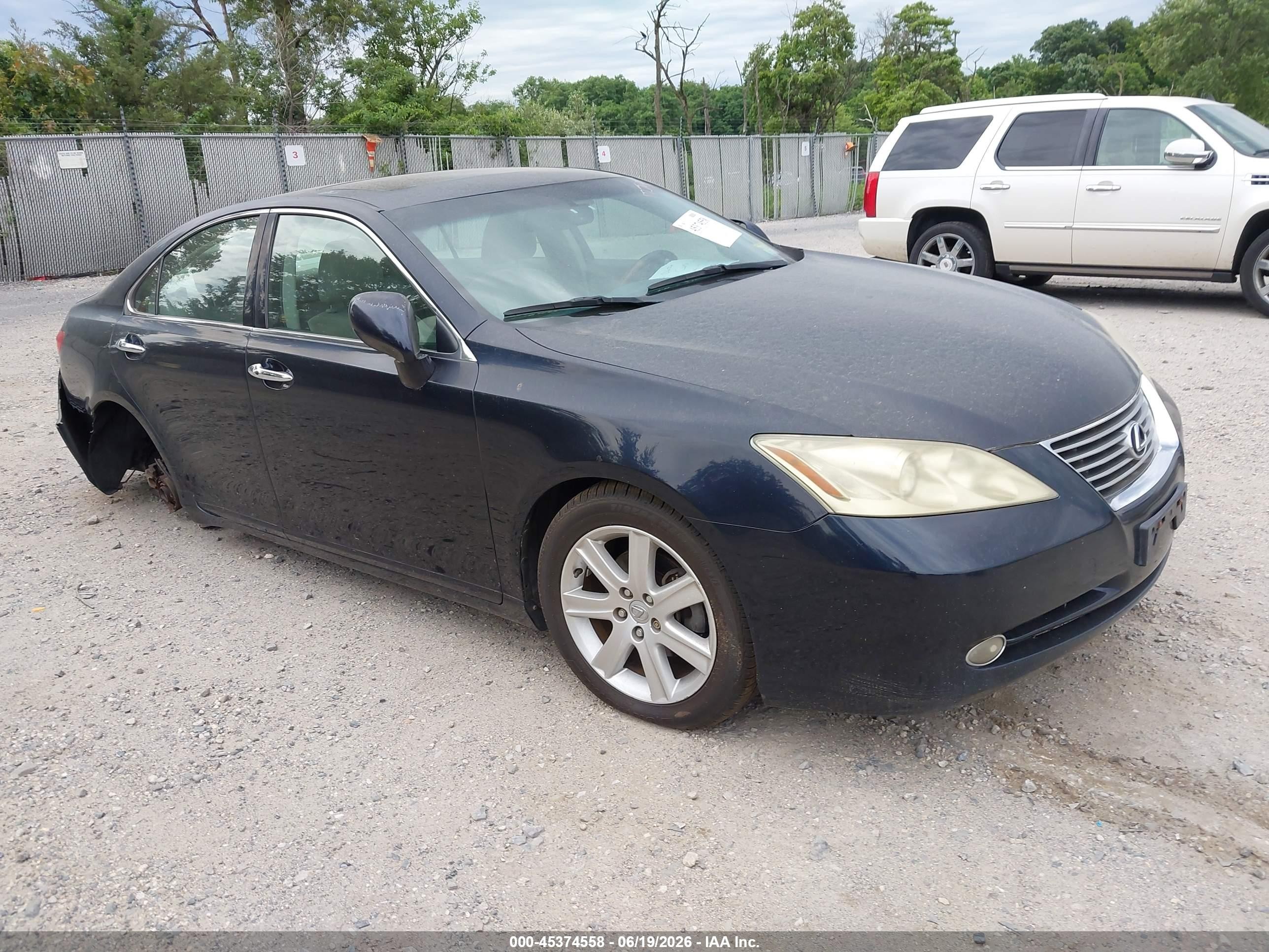 2007 Lexus Es 350   Синий vin: JTHBJ46G672107388