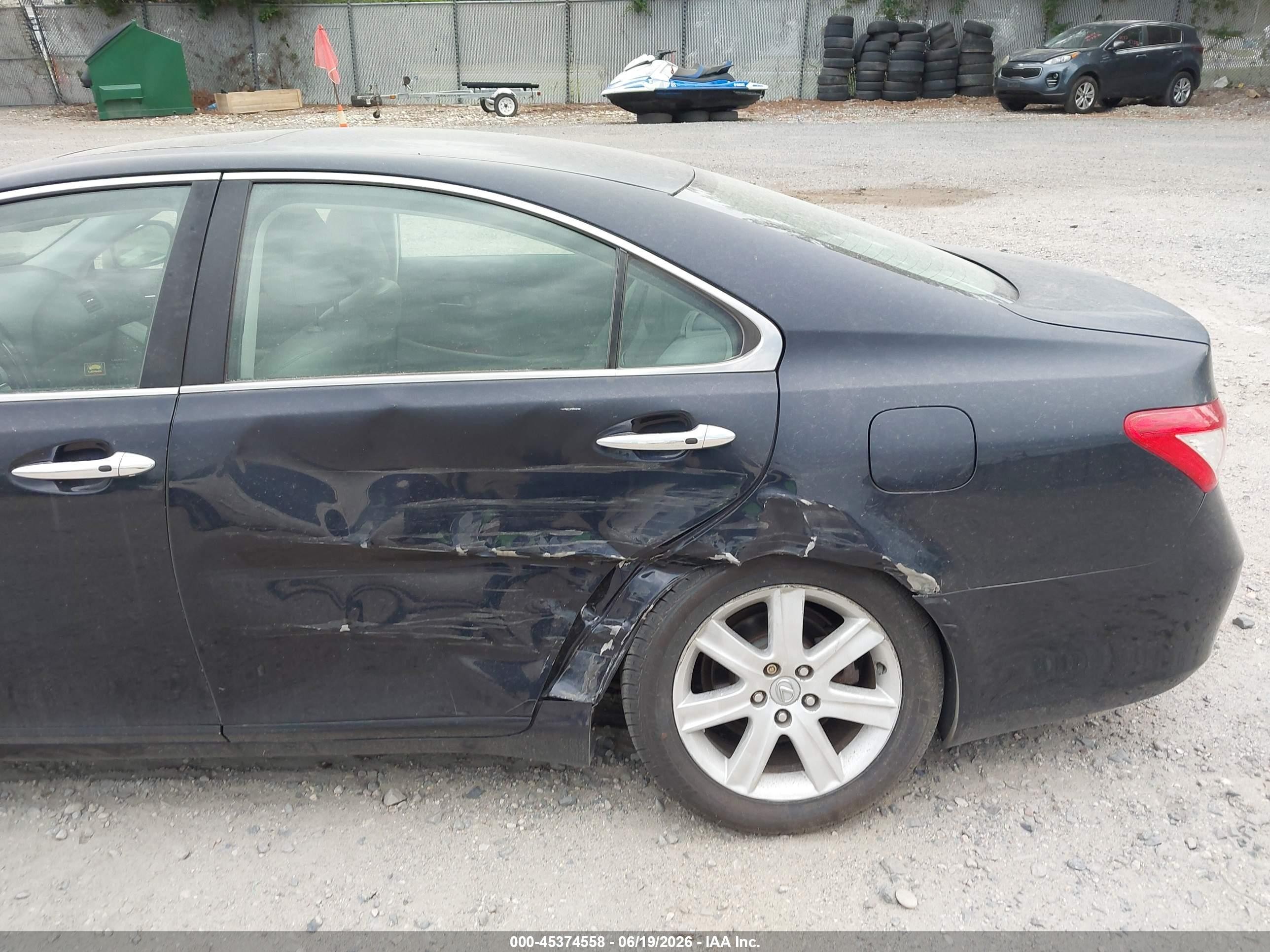 2007 Lexus Es 350   Синий vin: JTHBJ46G672107388