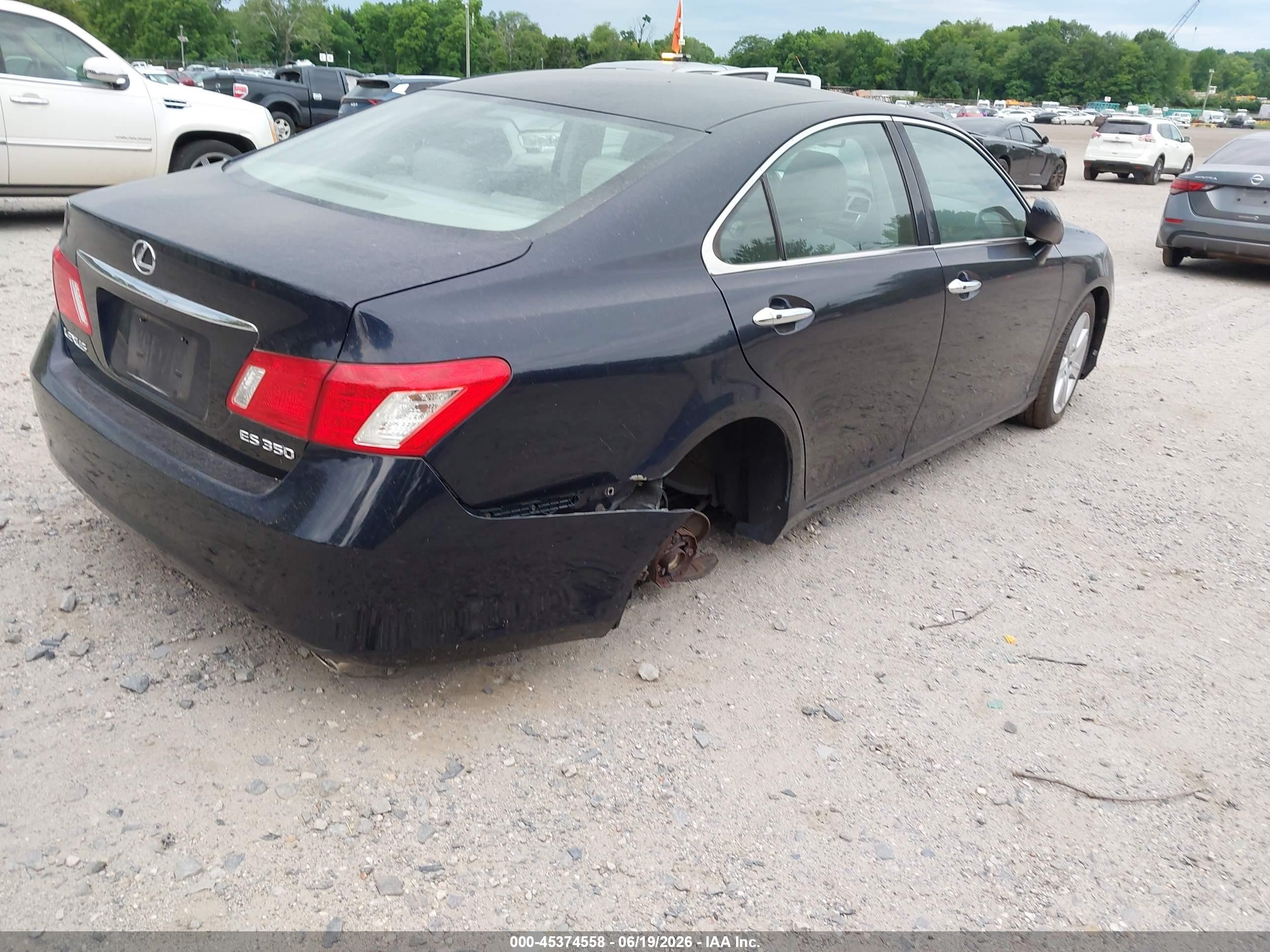2007 Lexus Es 350   Синий vin: JTHBJ46G672107388