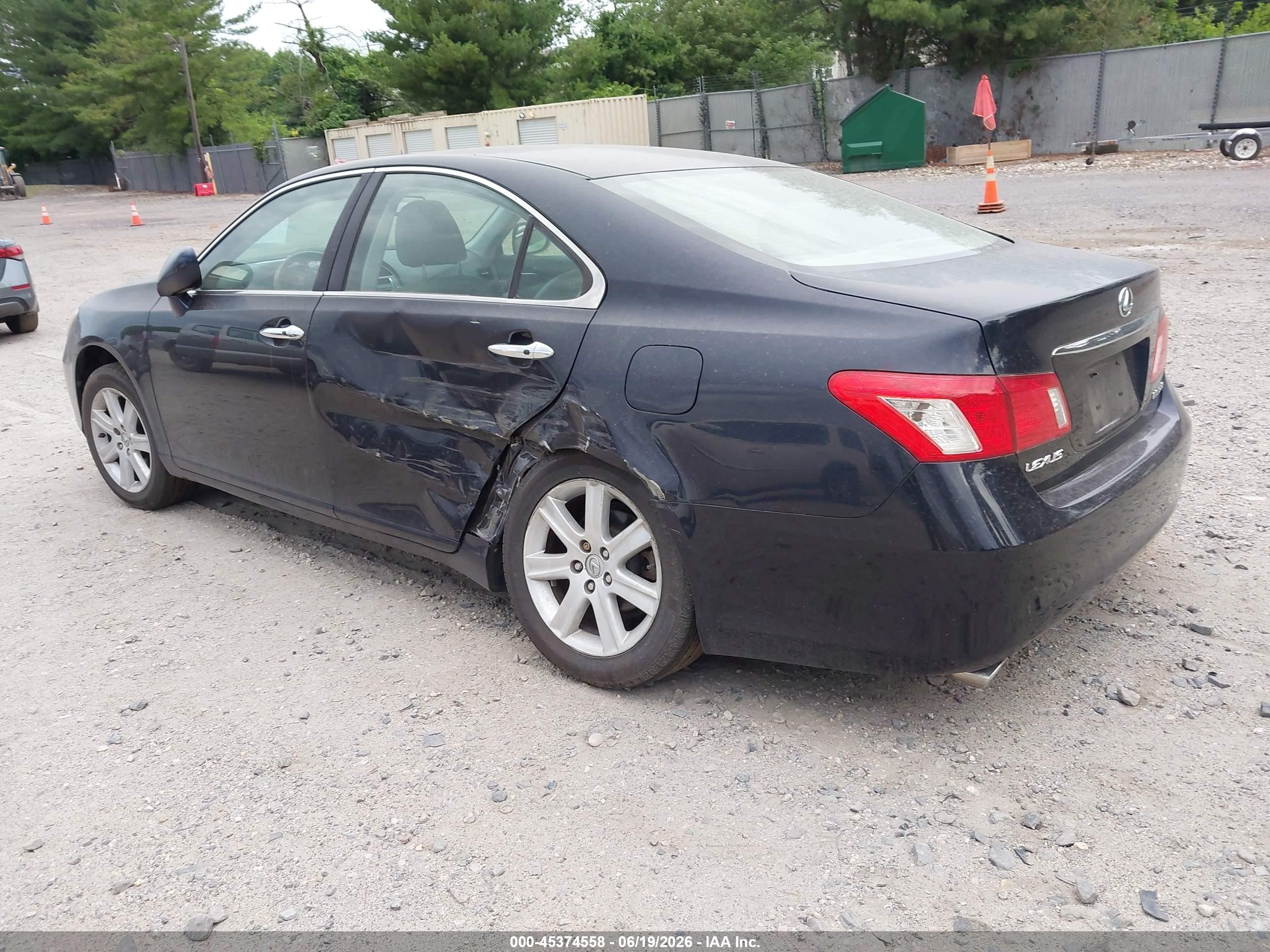 2007 Lexus Es 350   Синий vin: JTHBJ46G672107388