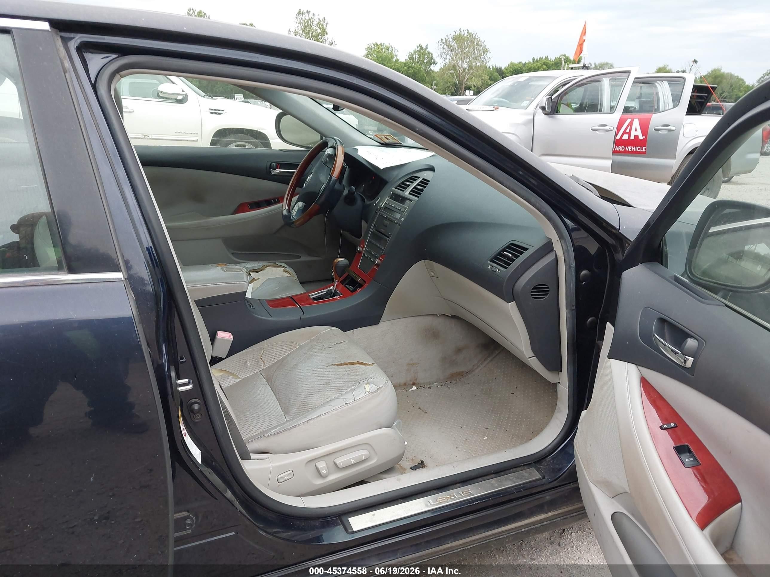 2007 Lexus Es 350   Синий vin: JTHBJ46G672107388