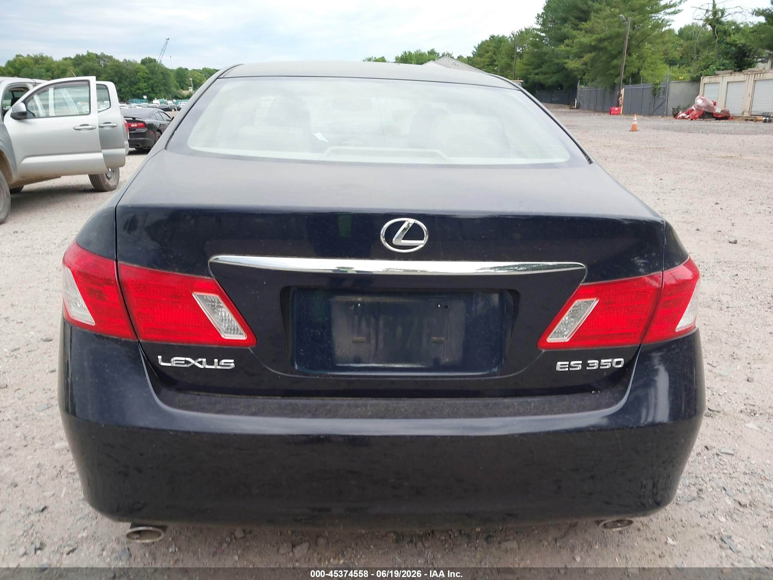 2007 Lexus Es 350   Синий vin: JTHBJ46G672107388