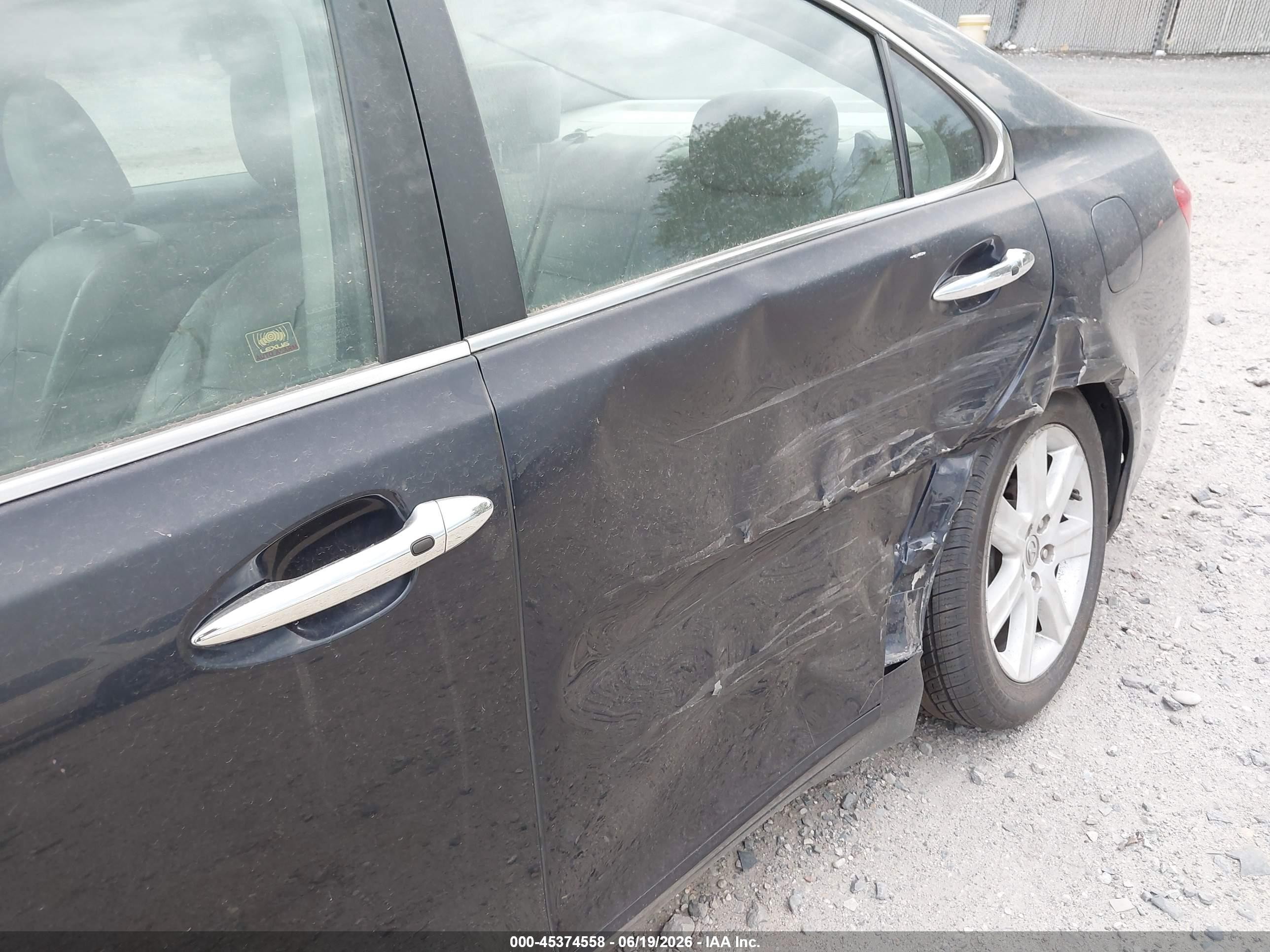 2007 Lexus Es 350   Синий vin: JTHBJ46G672107388
