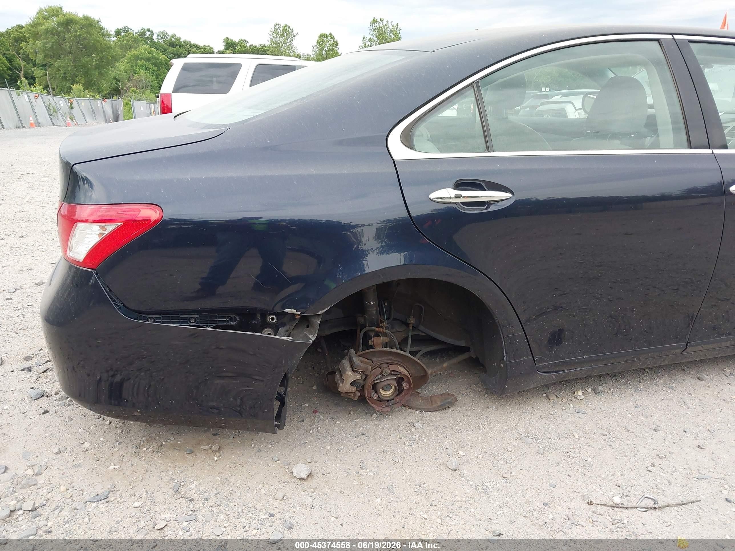 2007 Lexus Es 350   Синий vin: JTHBJ46G672107388