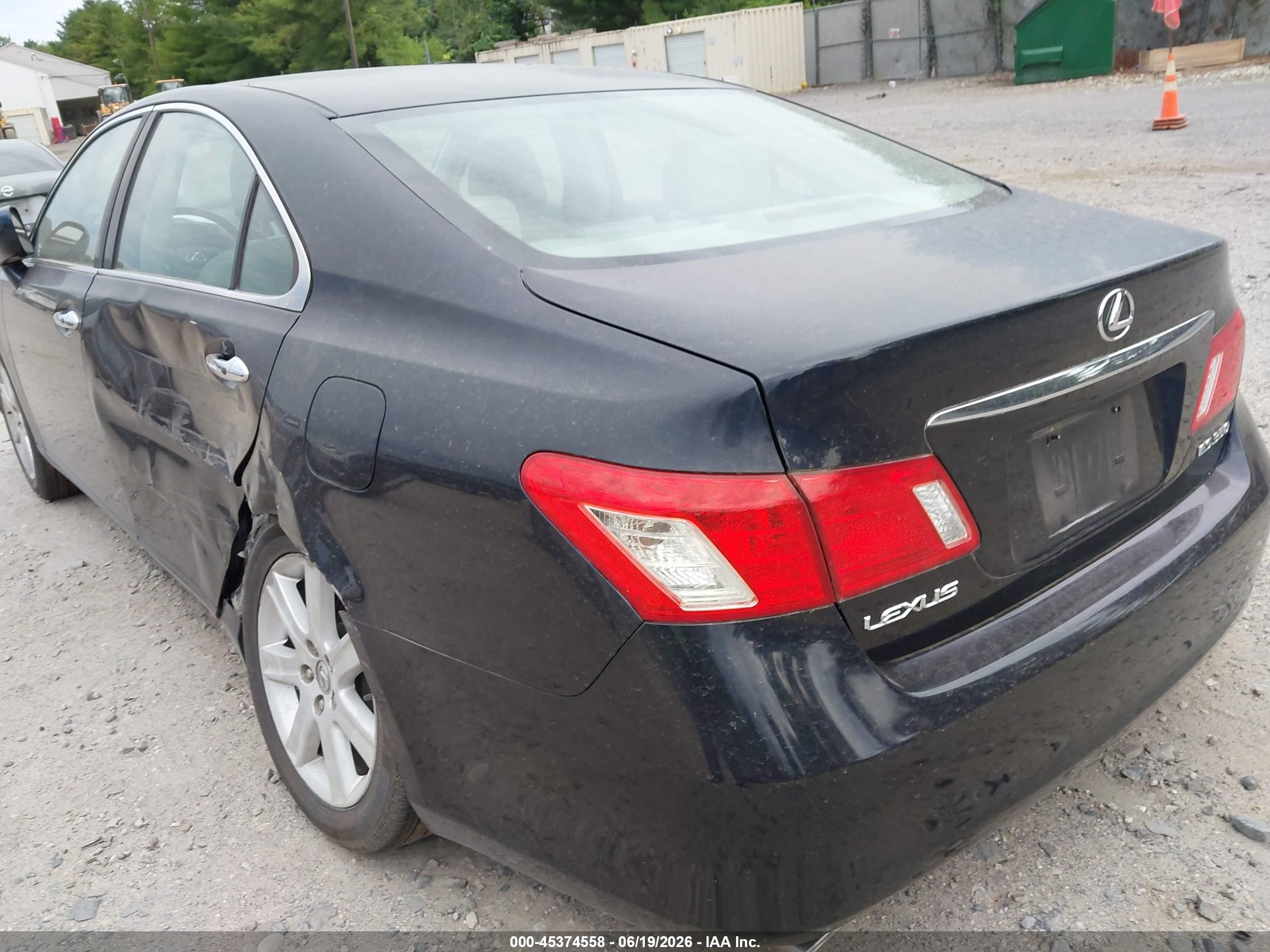 2007 Lexus Es 350   Синий vin: JTHBJ46G672107388
