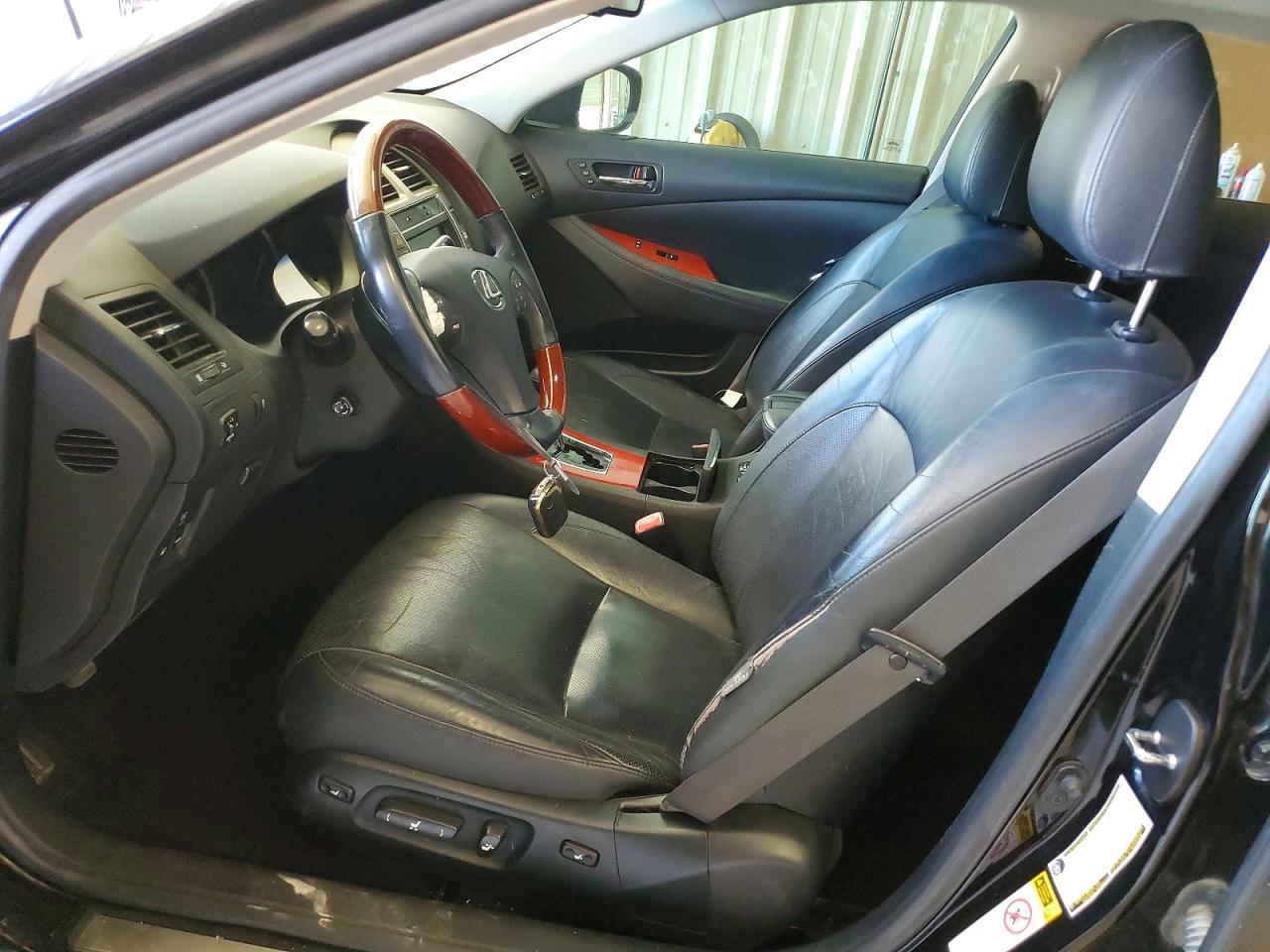 2007 Lexus Es 350 Black vin: JTHBJ46G672107584